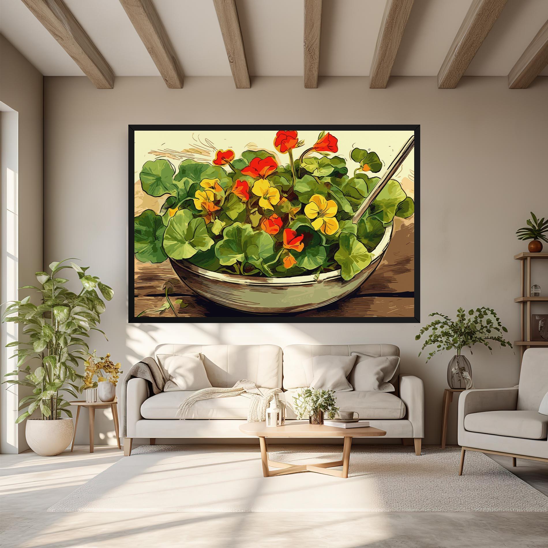 Tablou Canvas Flower Food mockup 6