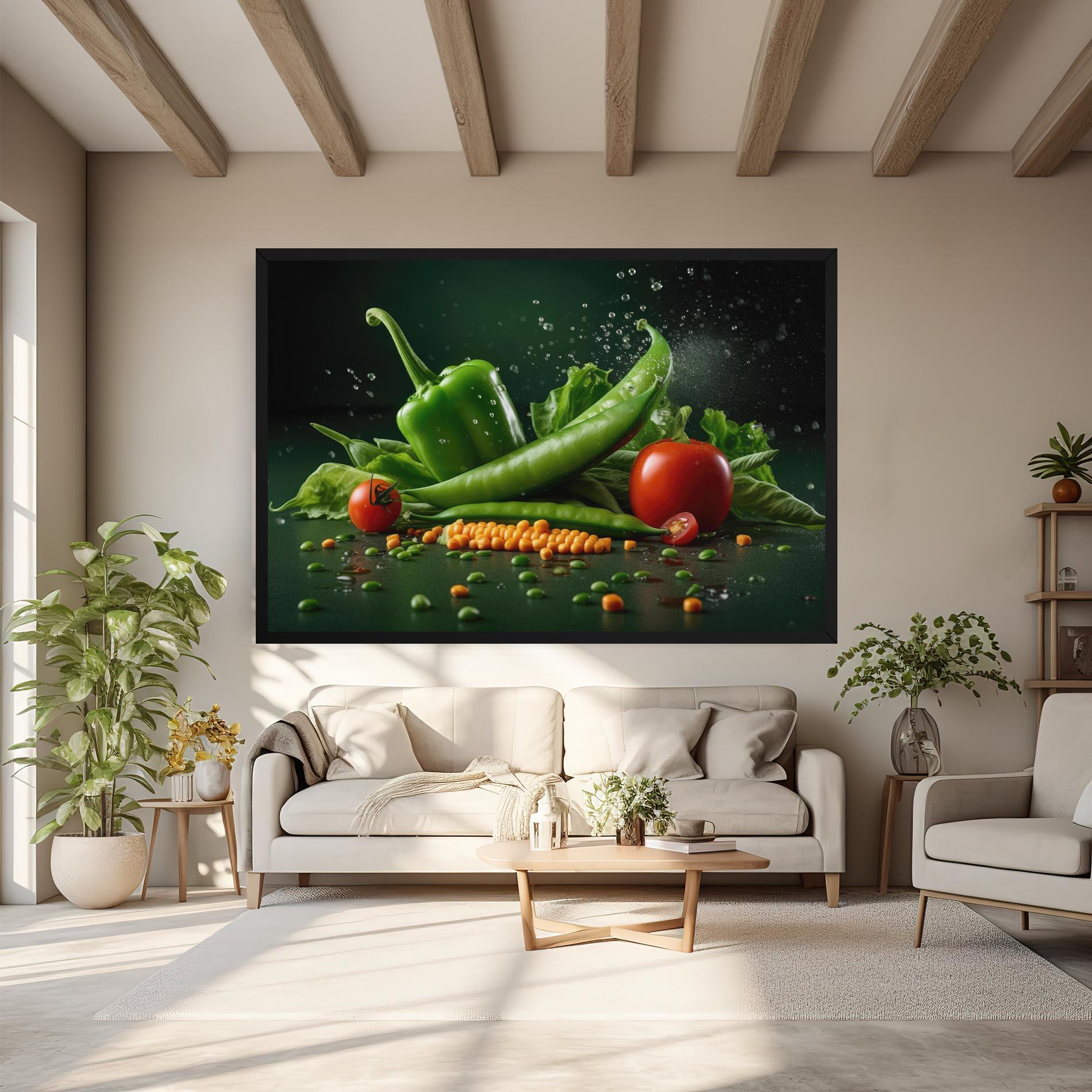 Tablou Canvas Fresh Vegetables mockup 6