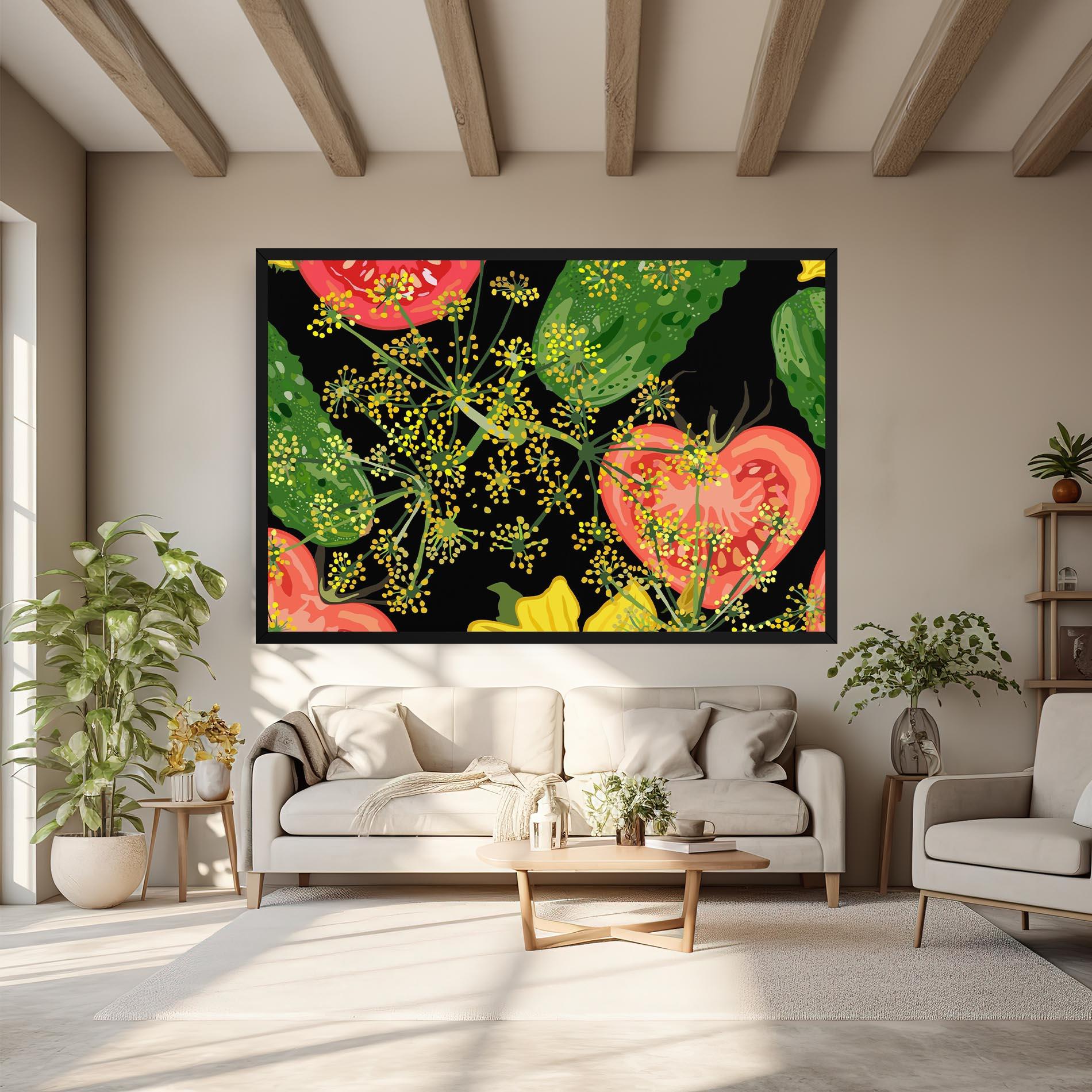 Tablou Canvas Heart Tomato mockup 6