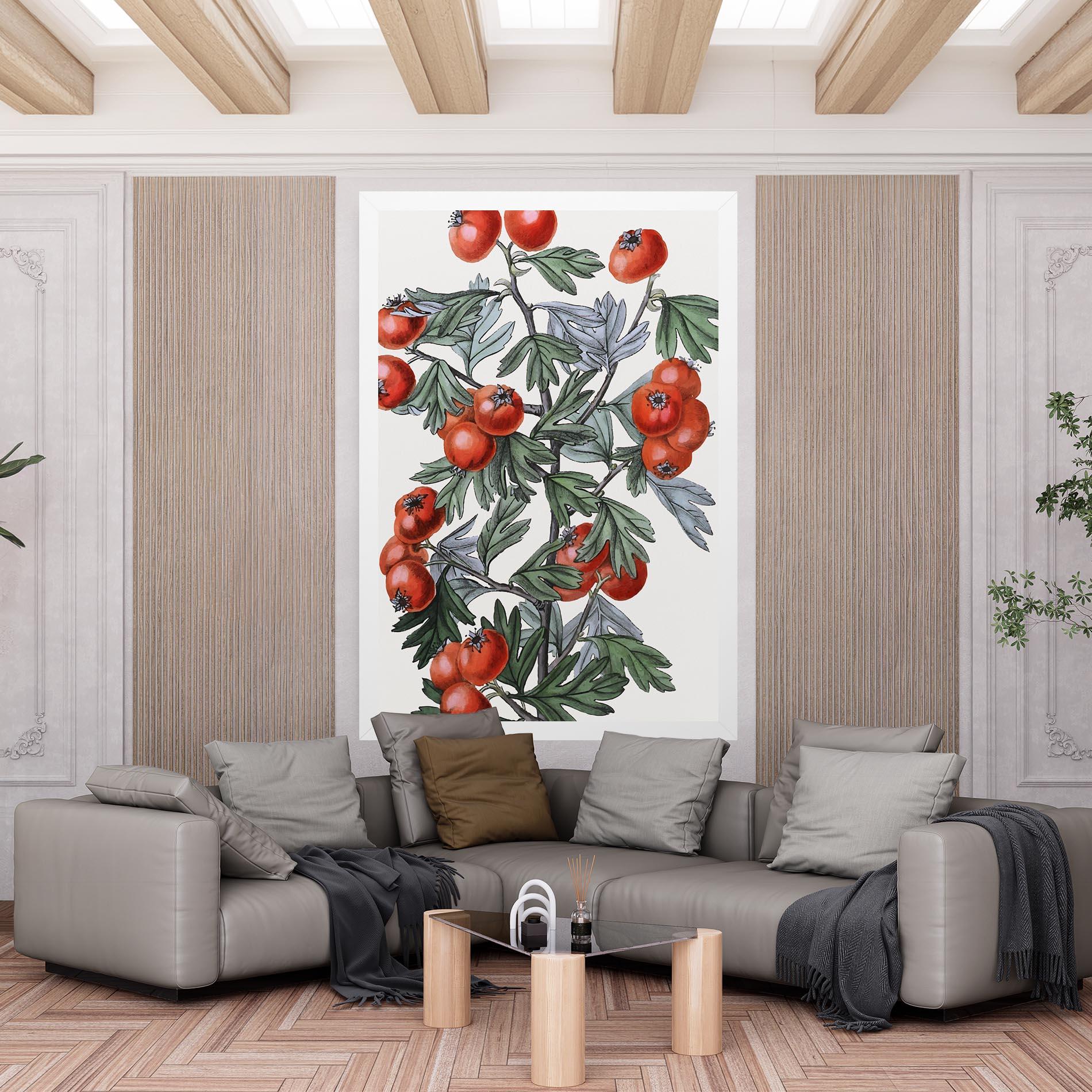 Tablou Canvas Cherry Drawing mockup 6