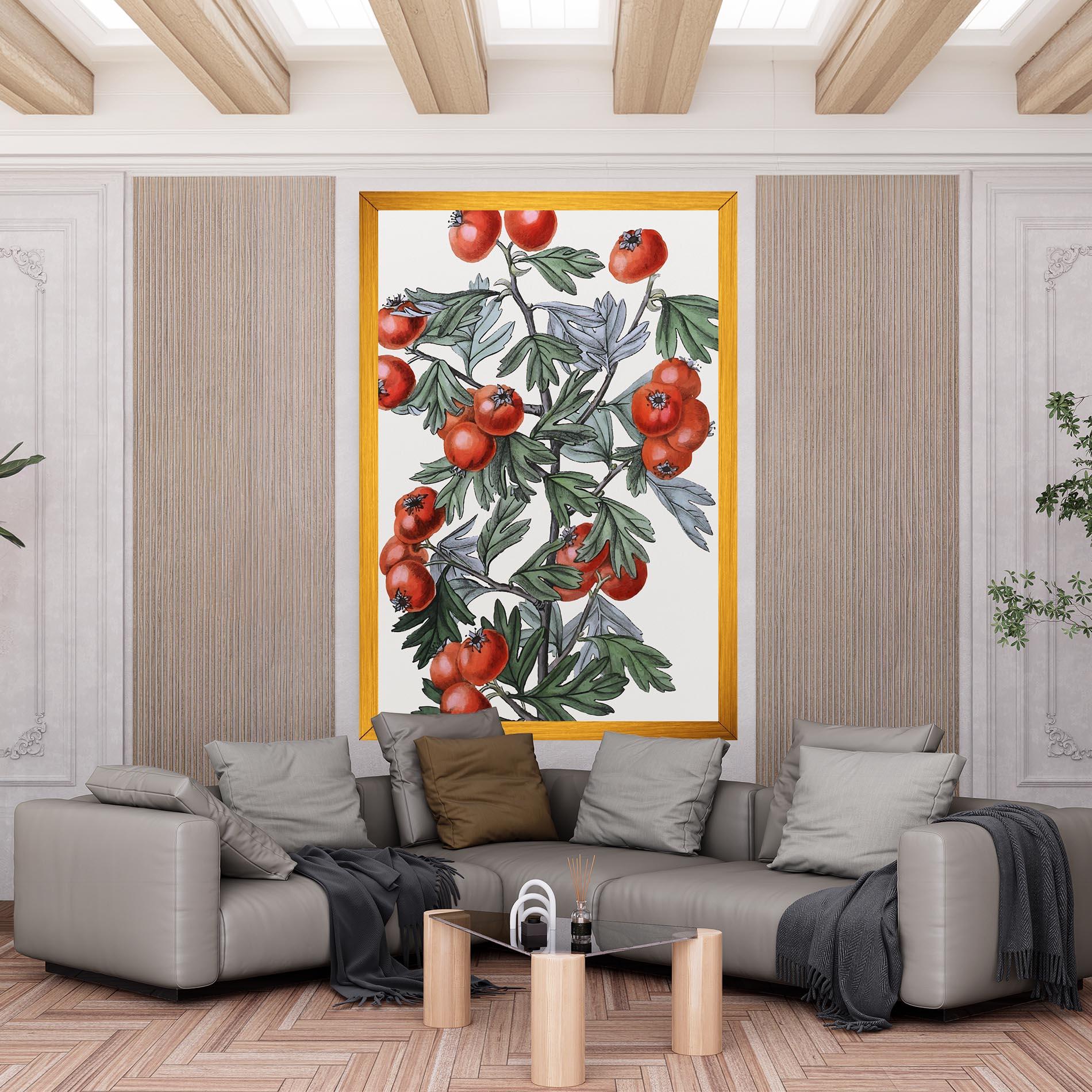 Tablou Canvas Cherry Drawing mockup 6