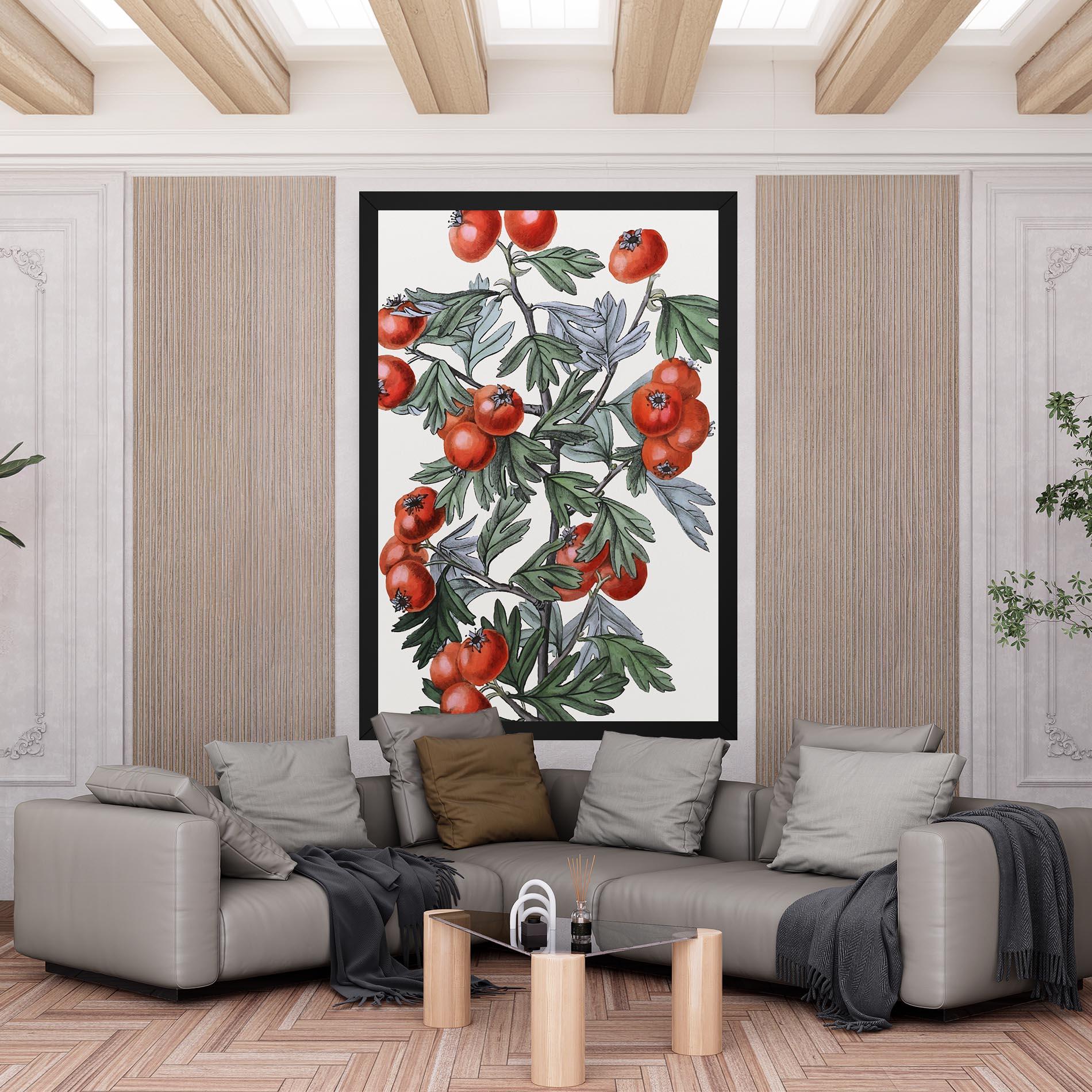 Tablou Canvas Cherry Drawing mockup 6