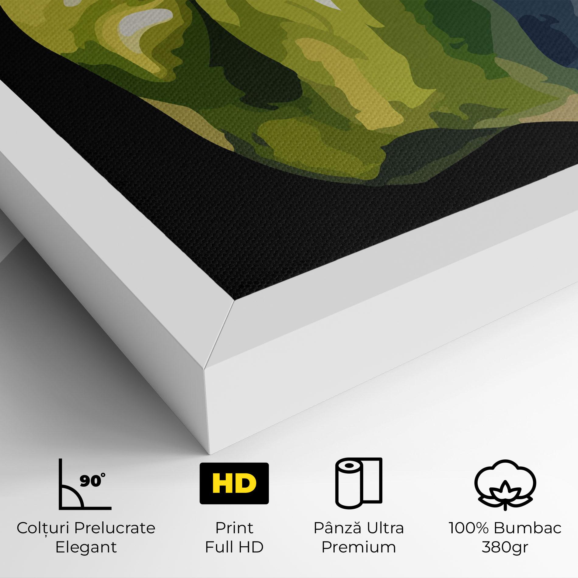 Tablou Canvas Bellpepper Green Grey mockup 4