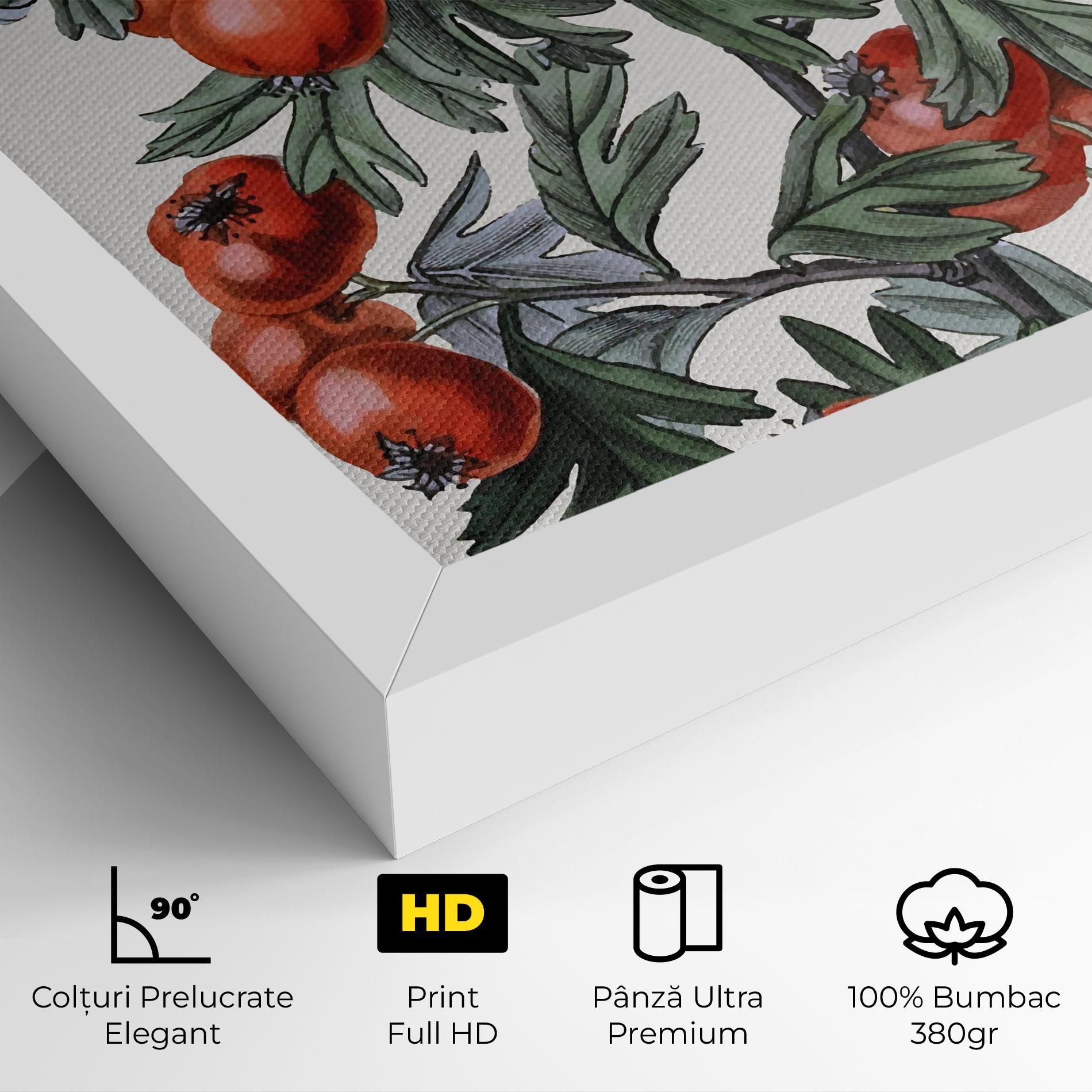 Tablou Canvas Cherry Drawing mockup 4