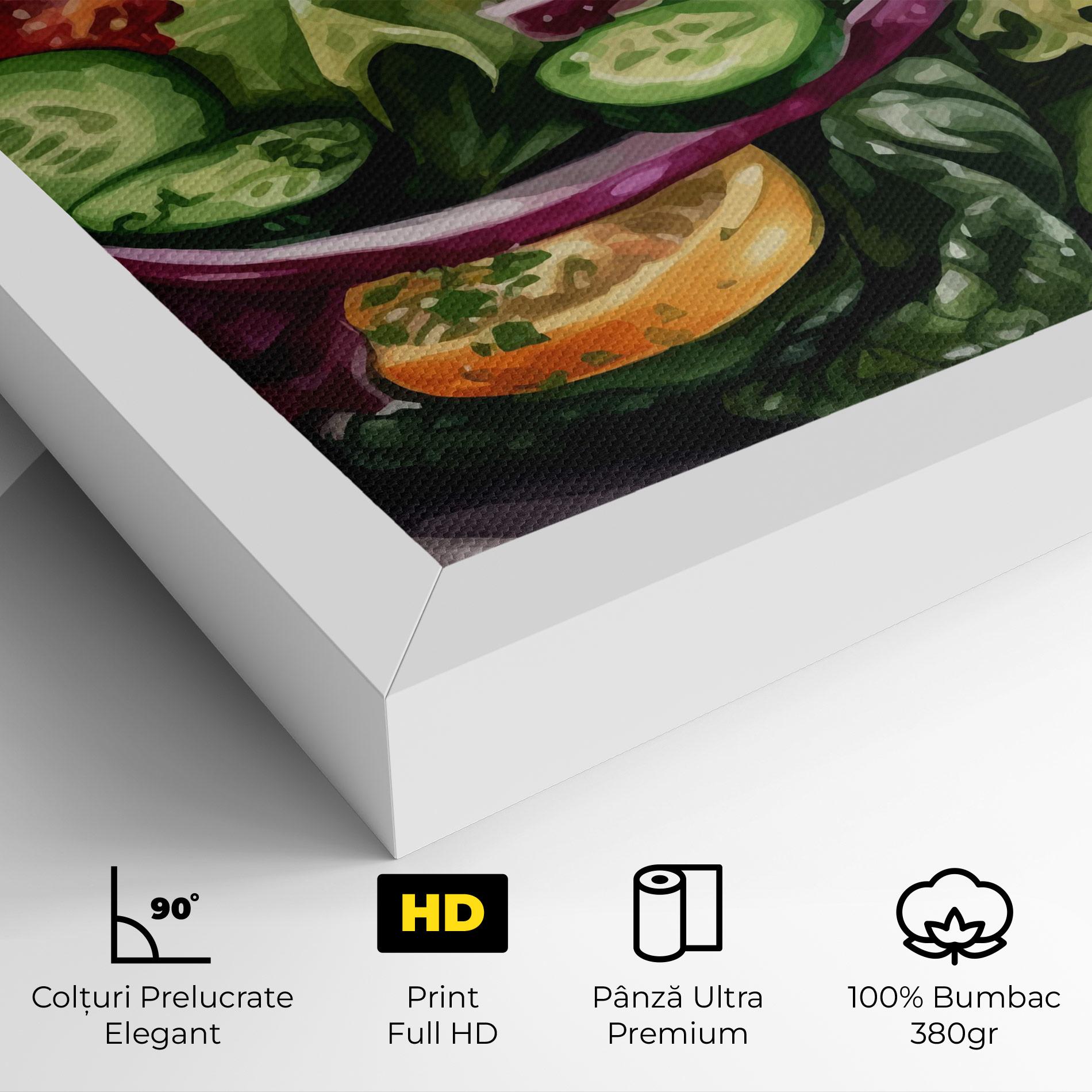 Tablou Canvas Cucumber Salad mockup 4