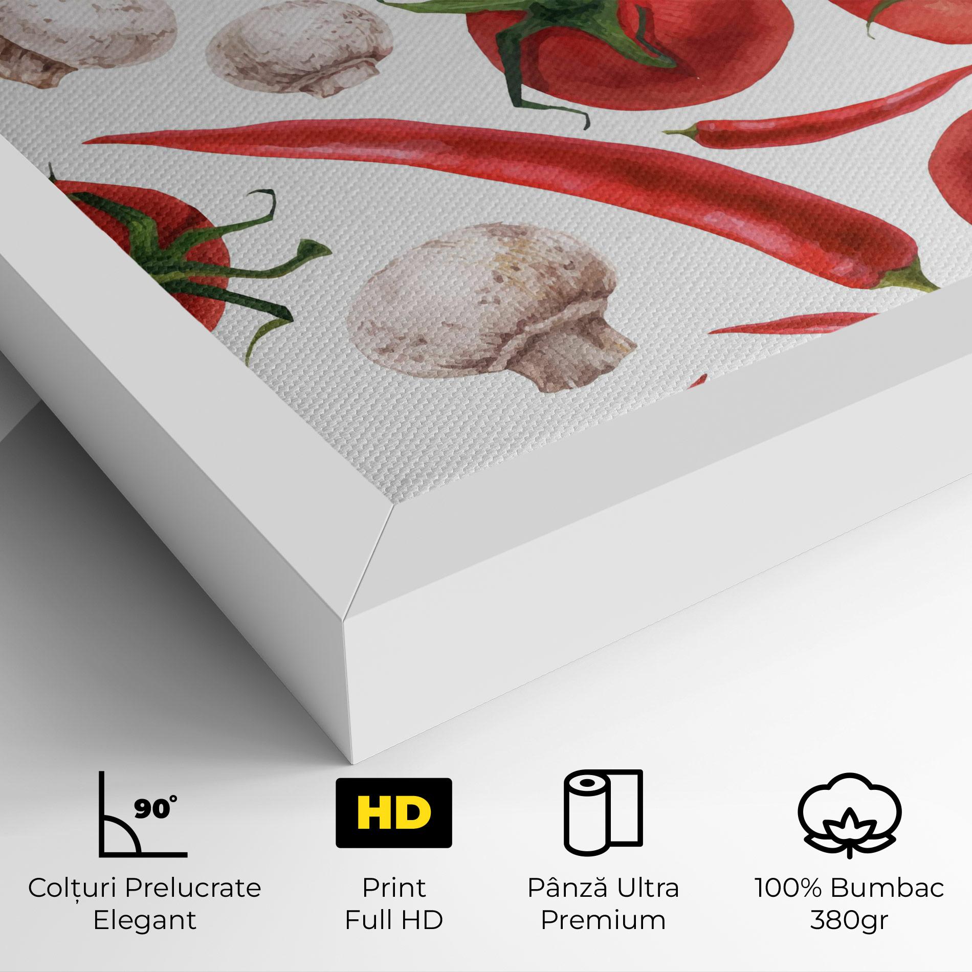 Tablou Canvas Floating Tomato mockup 4