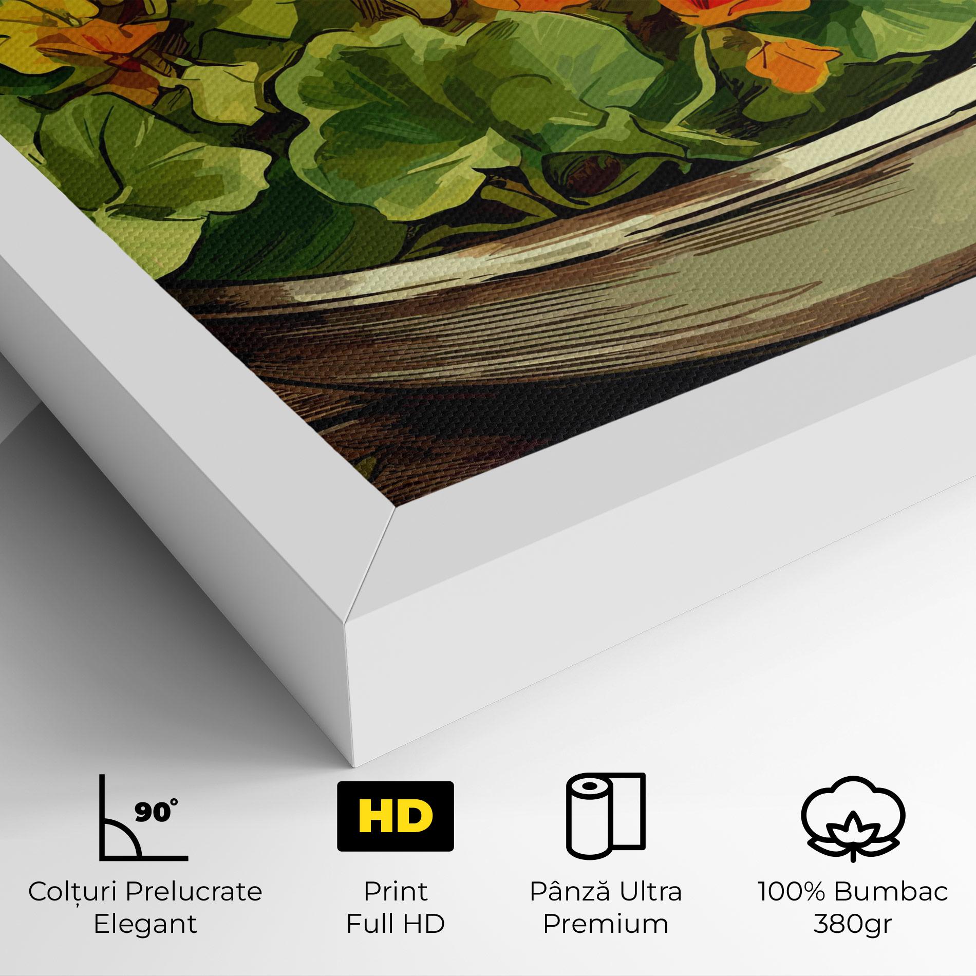 Tablou Canvas Flower Food mockup 4