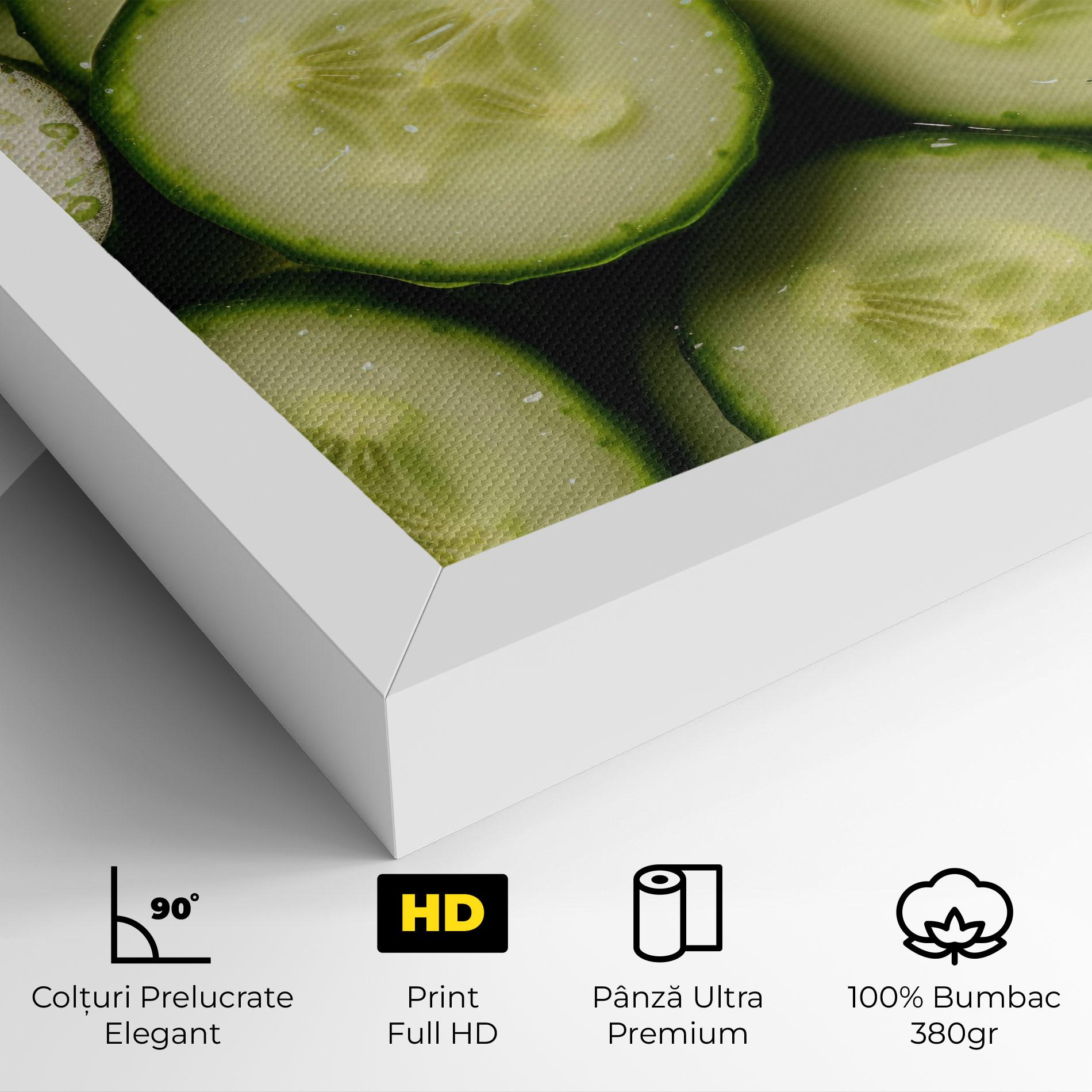 Tablou Canvas Fresh Cucumber mockup 4