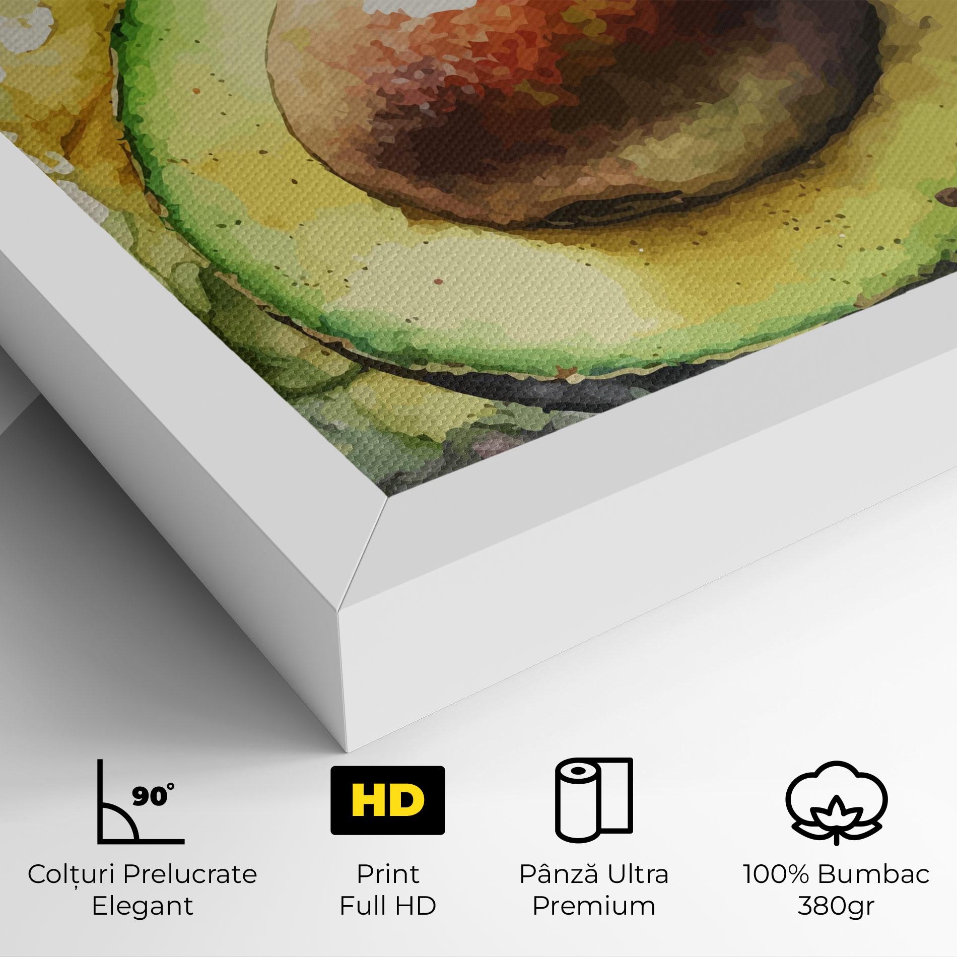Tablou Canvas Green Avocado Art mockup 4