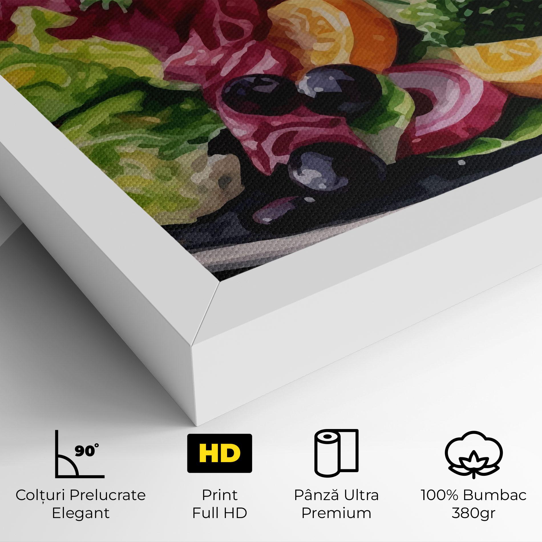Tablou Canvas Healthy Tomato Food mockup 4