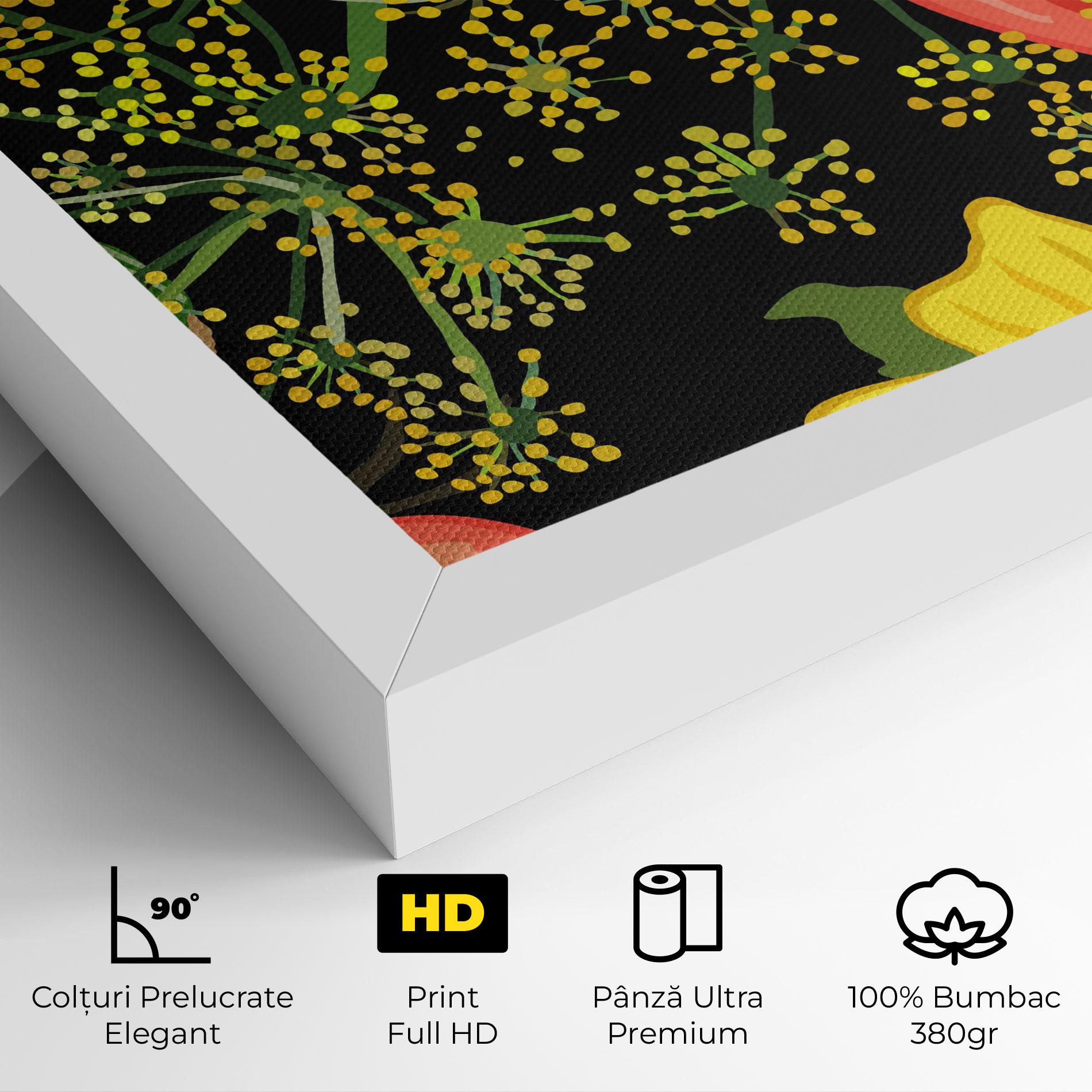 Tablou Canvas Heart Tomato mockup 4