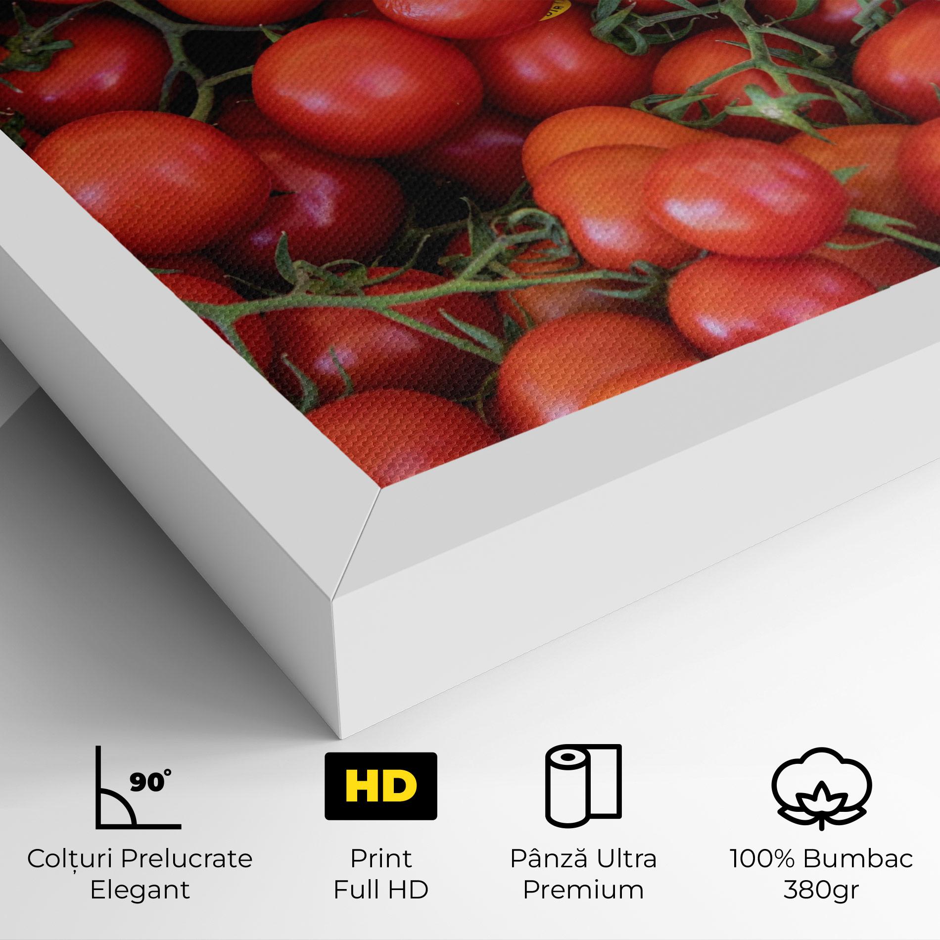 Tablou Canvas Tomato Red Wall mockup 4
