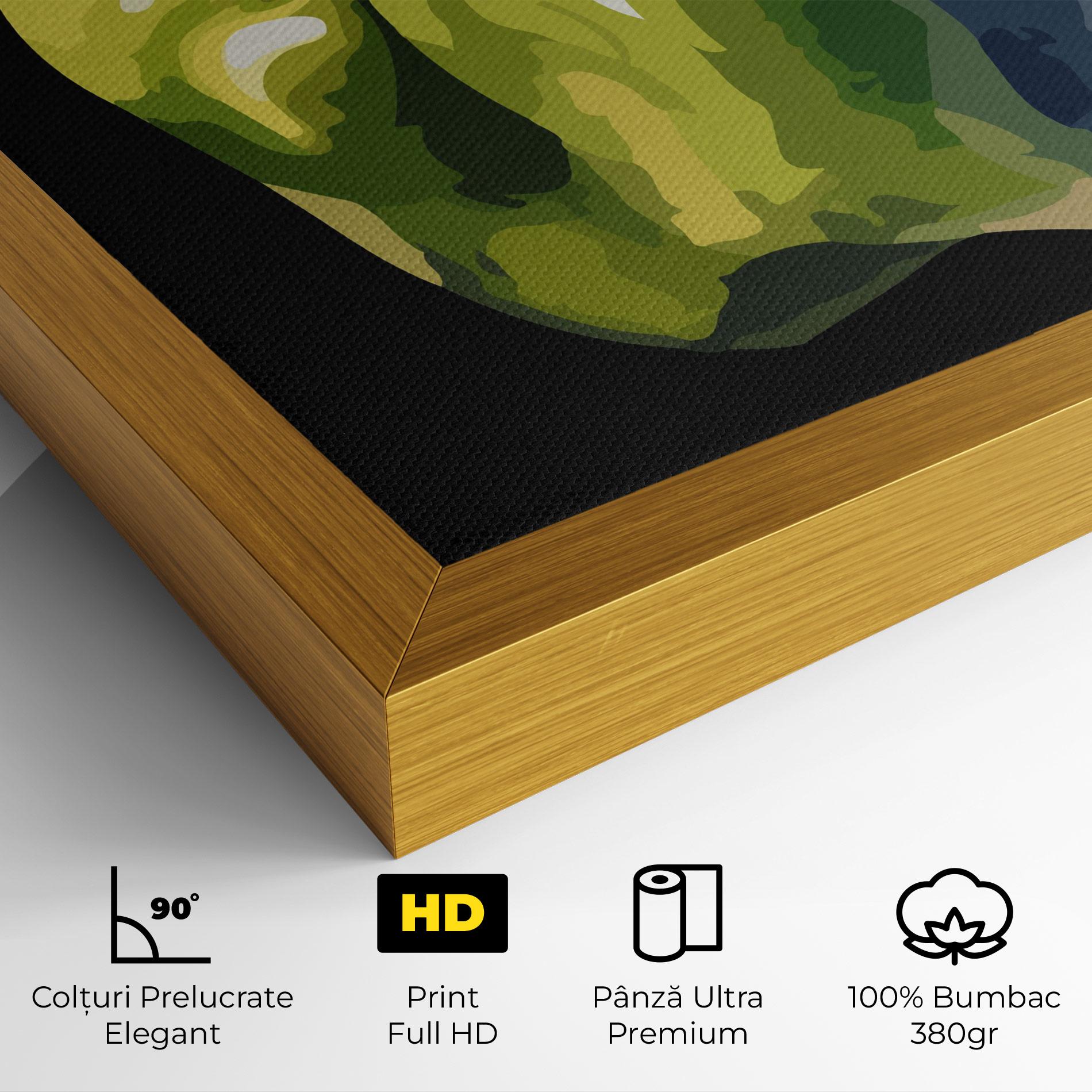 Tablou Canvas Bellpepper Green Grey mockup 4