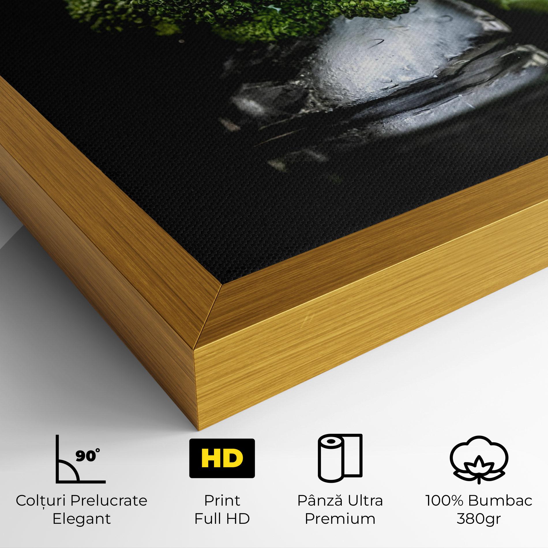 Tablou Canvas Broccoli Water mockup 4
