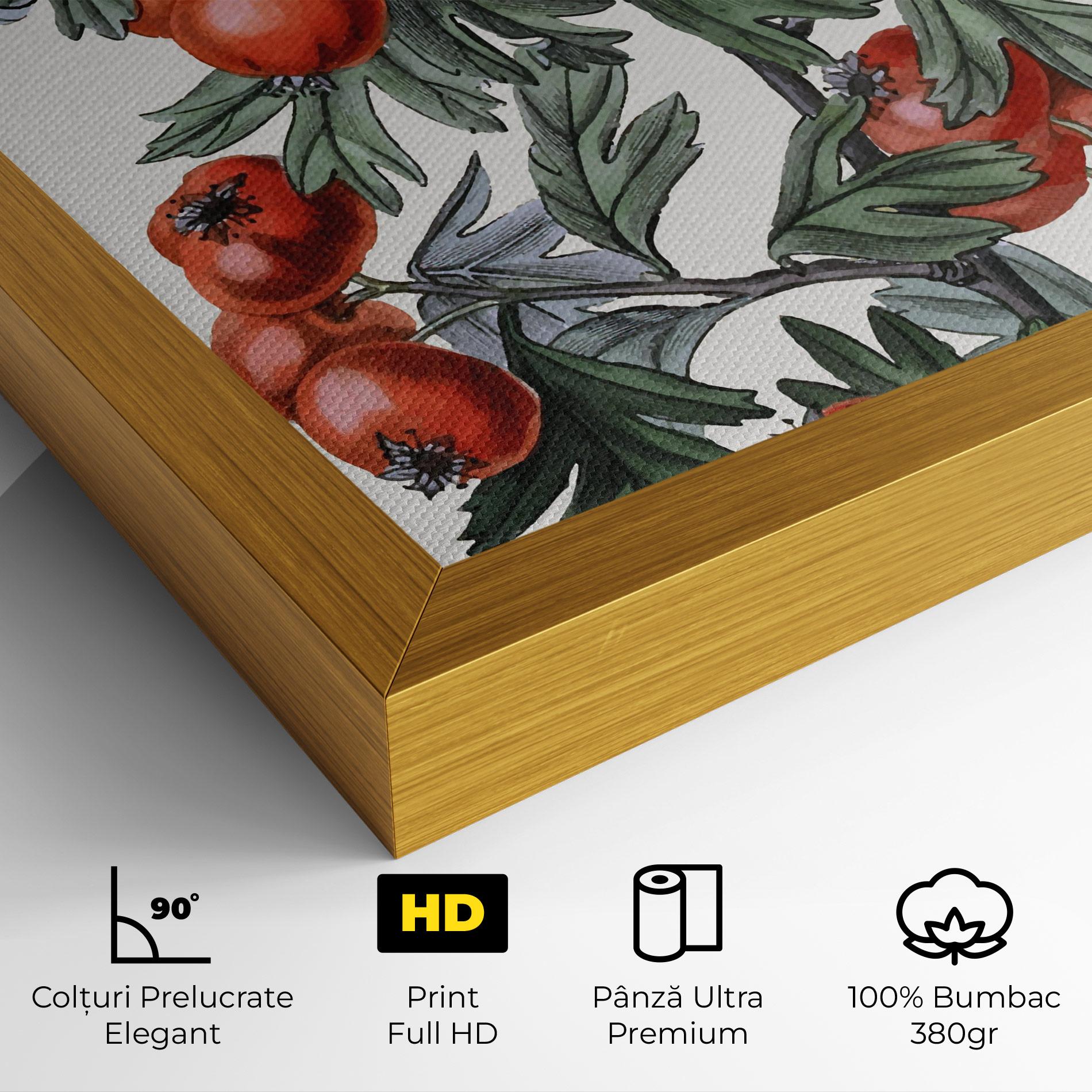 Tablou Canvas Cherry Drawing mockup 4