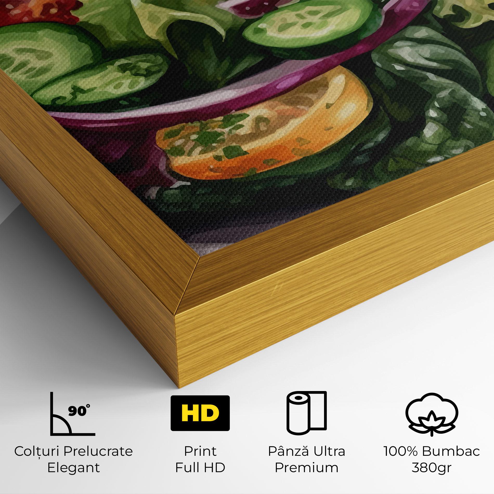 Tablou Canvas Cucumber Salad mockup 4