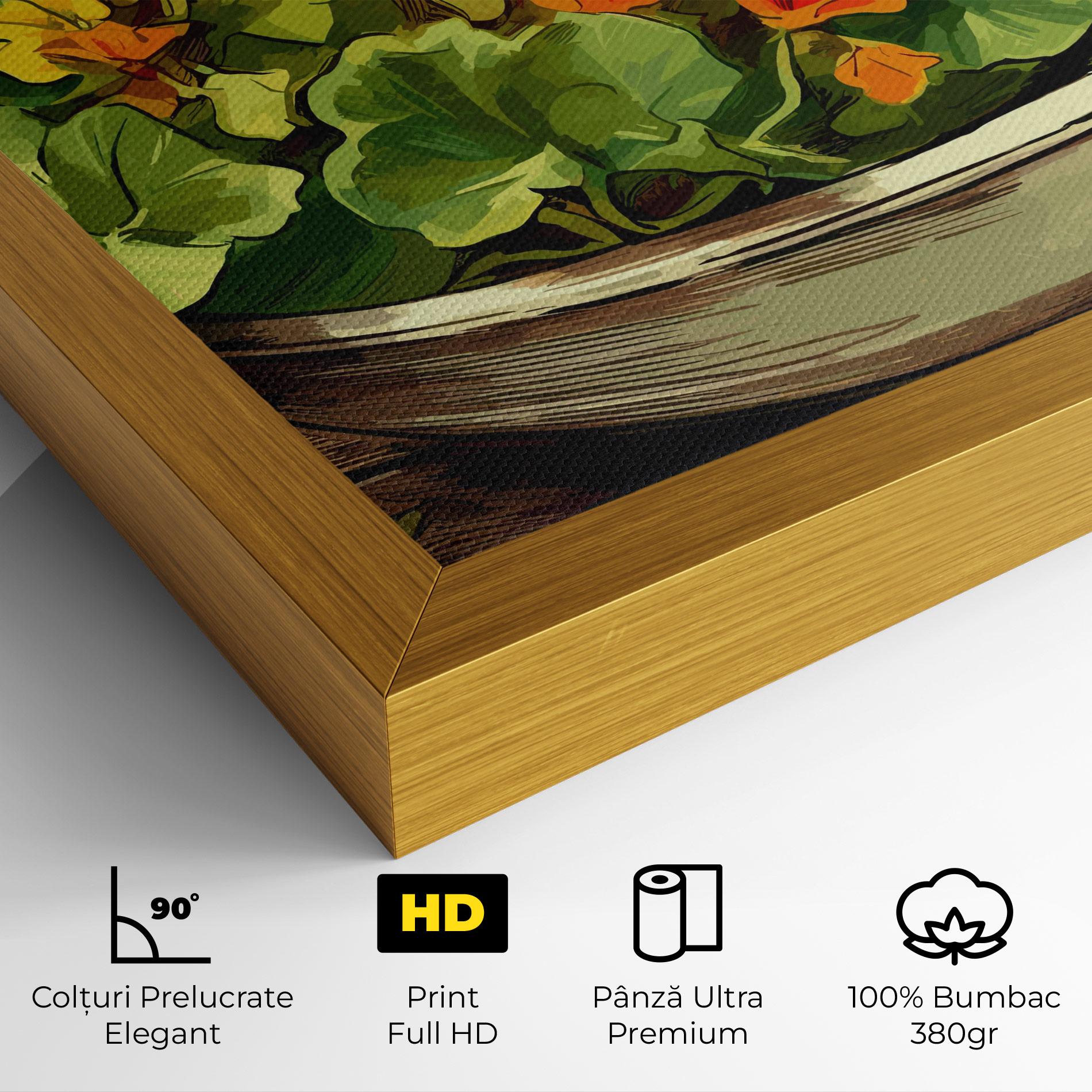 Tablou Canvas Flower Food mockup 4