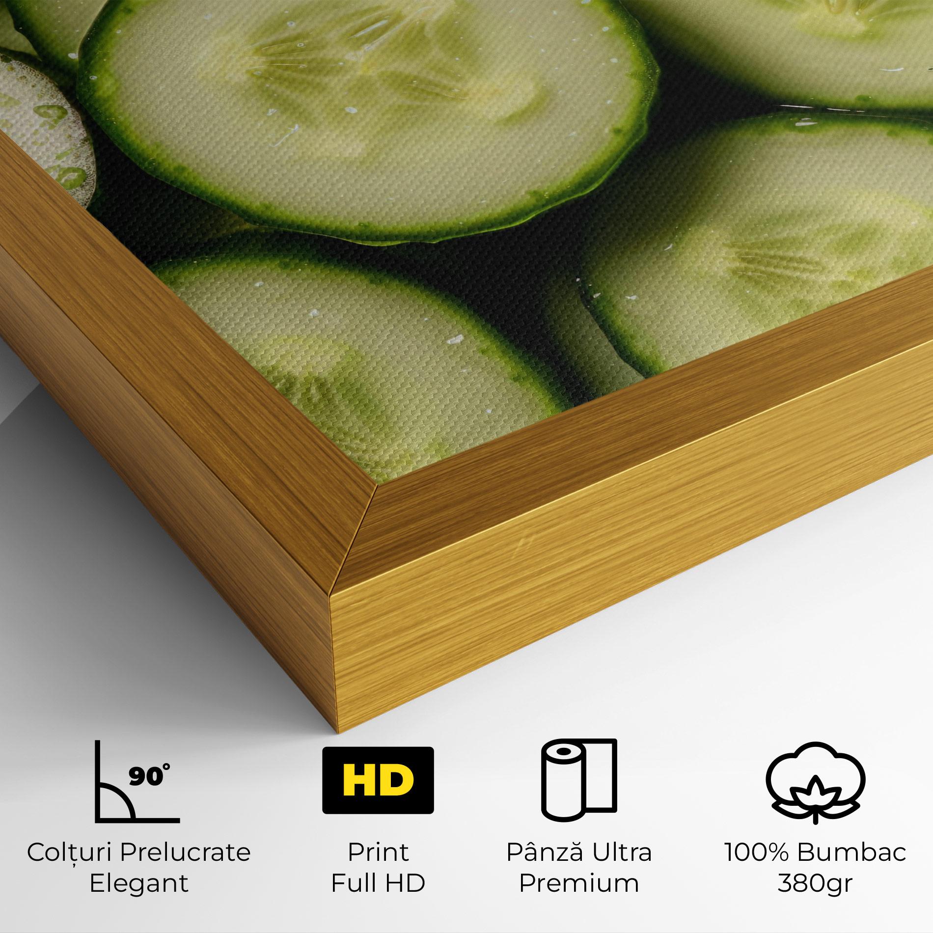 Tablou Canvas Fresh Cucumber mockup 4