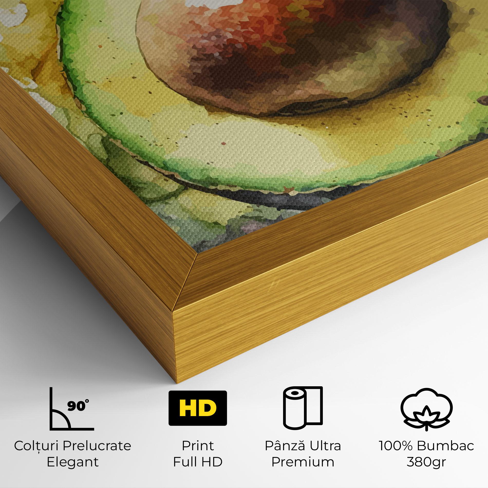 Tablou Canvas Green Avocado Art mockup 4