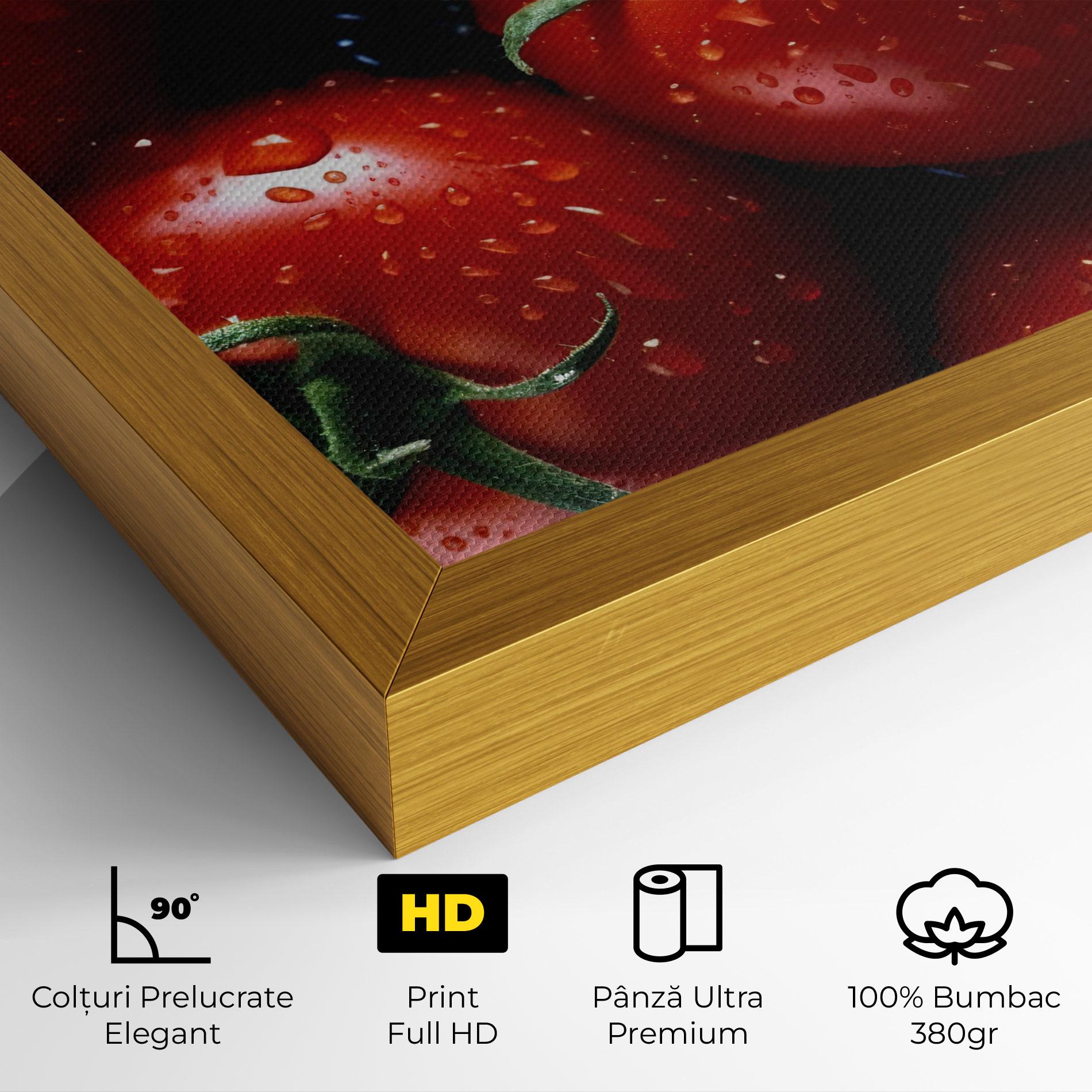 Tablou Canvas Red Wet Tomato mockup 4