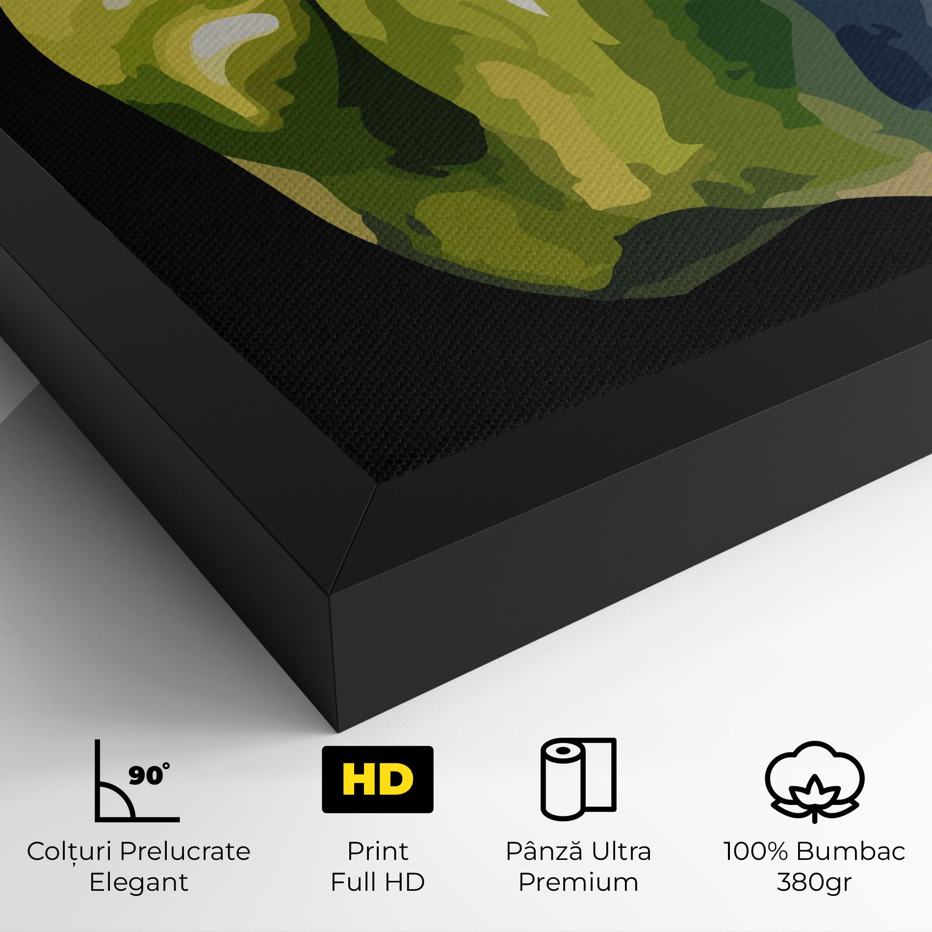 Tablou Canvas Bellpepper Green Grey mockup 4