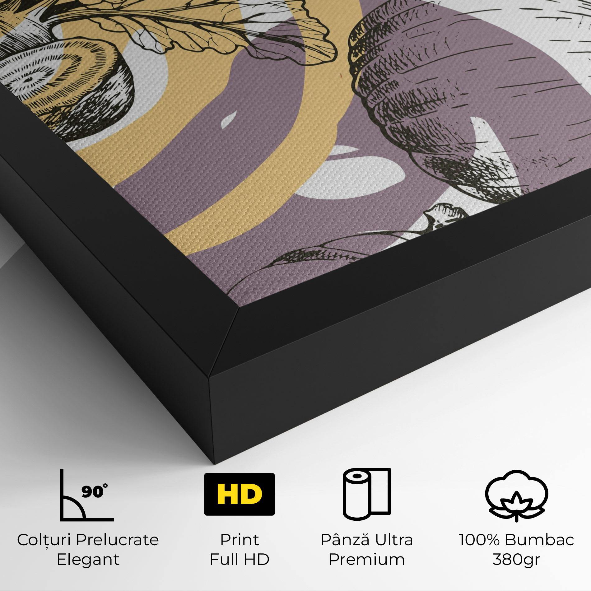 Tablou Canvas Cream Vegetables Art mockup 4