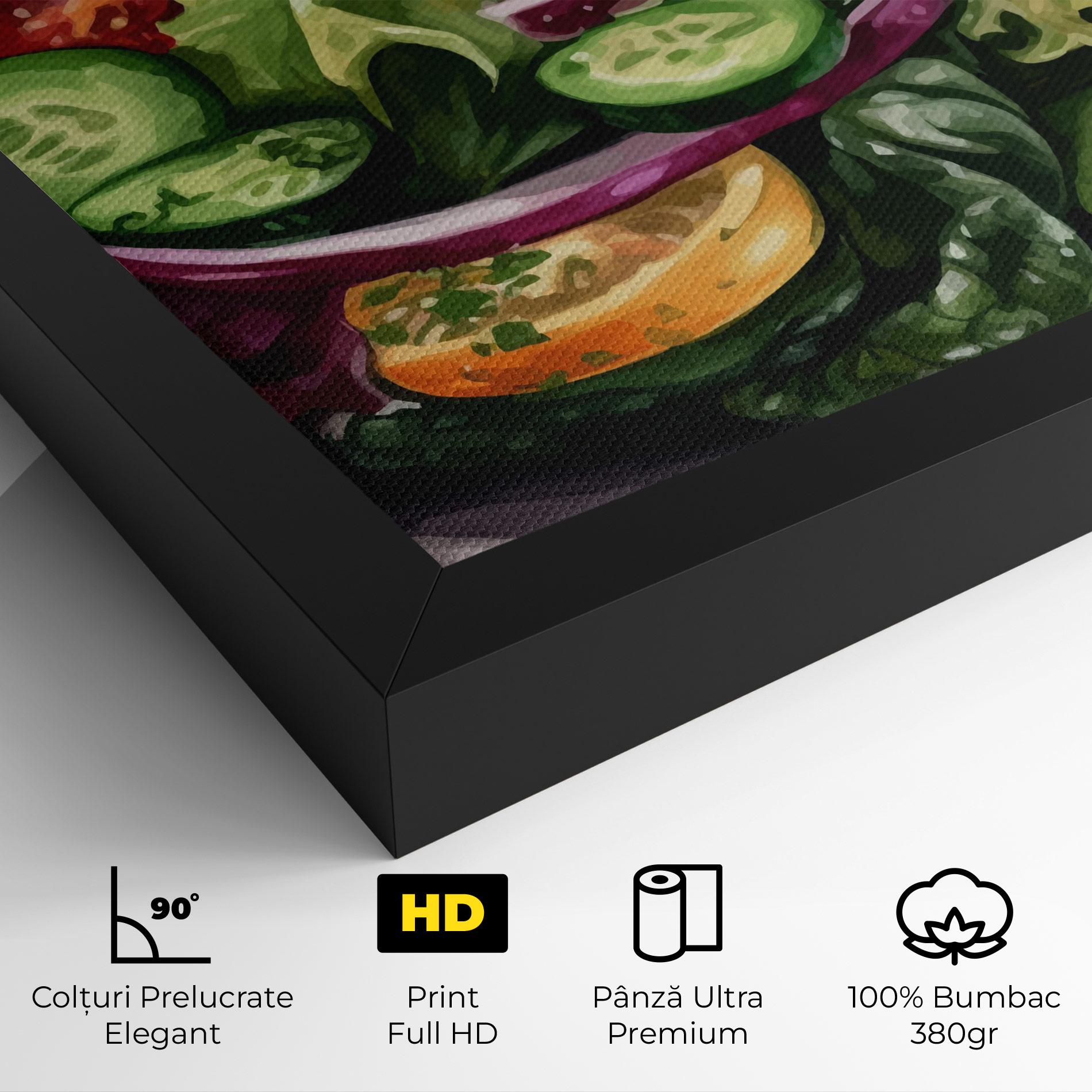 Tablou Canvas Cucumber Salad mockup 4