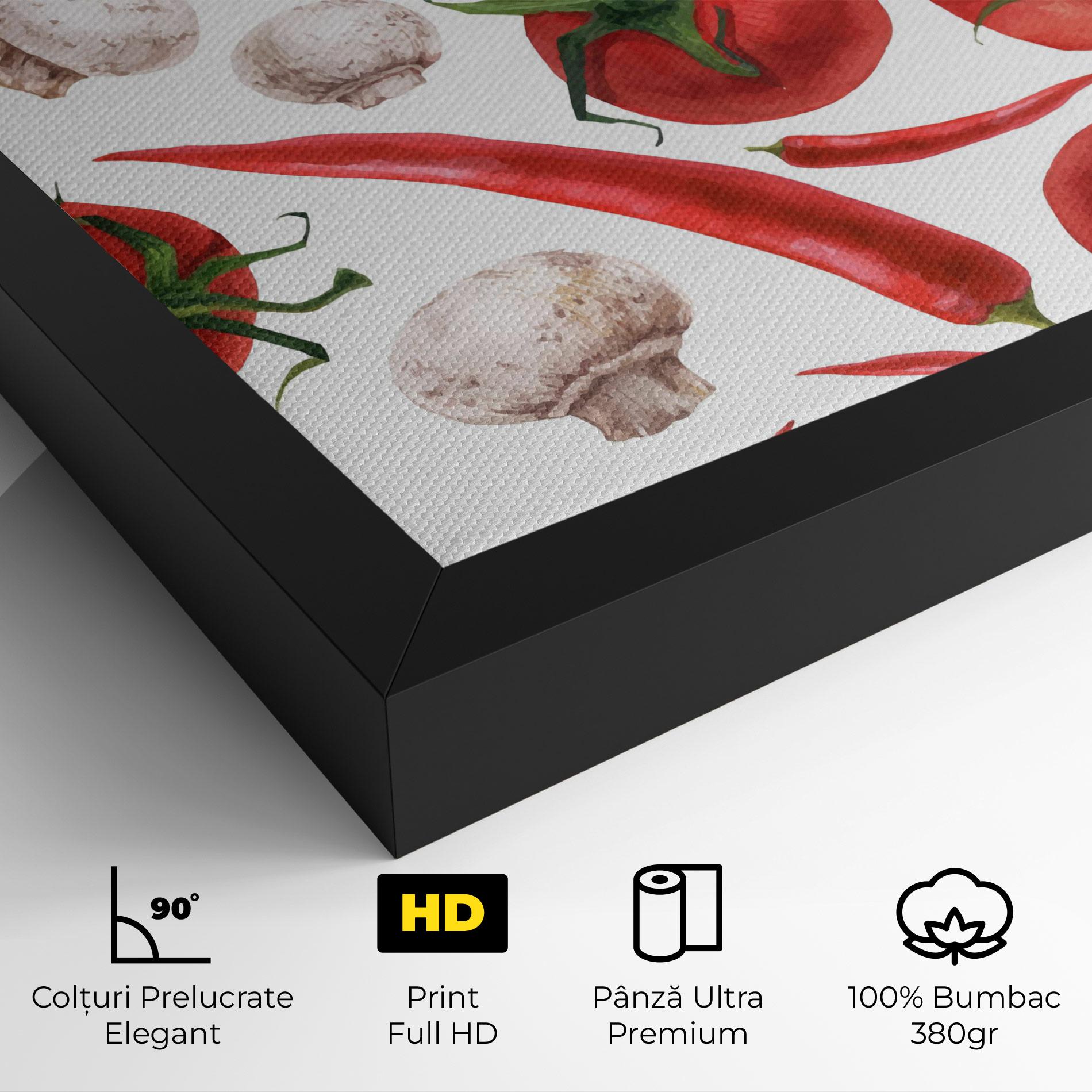 Tablou Canvas Floating Tomato mockup 4
