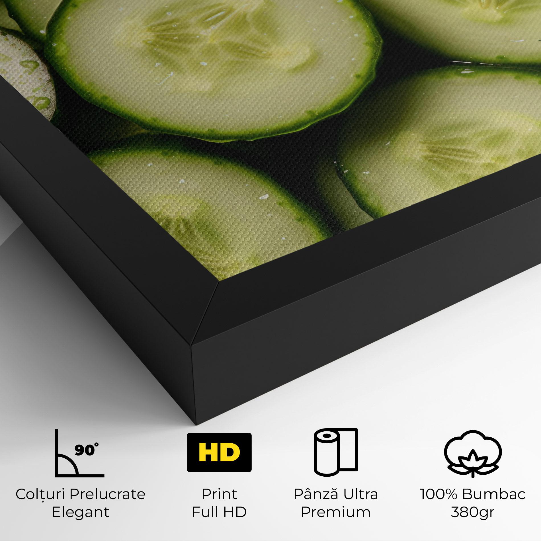 Tablou Canvas Fresh Cucumber mockup 4