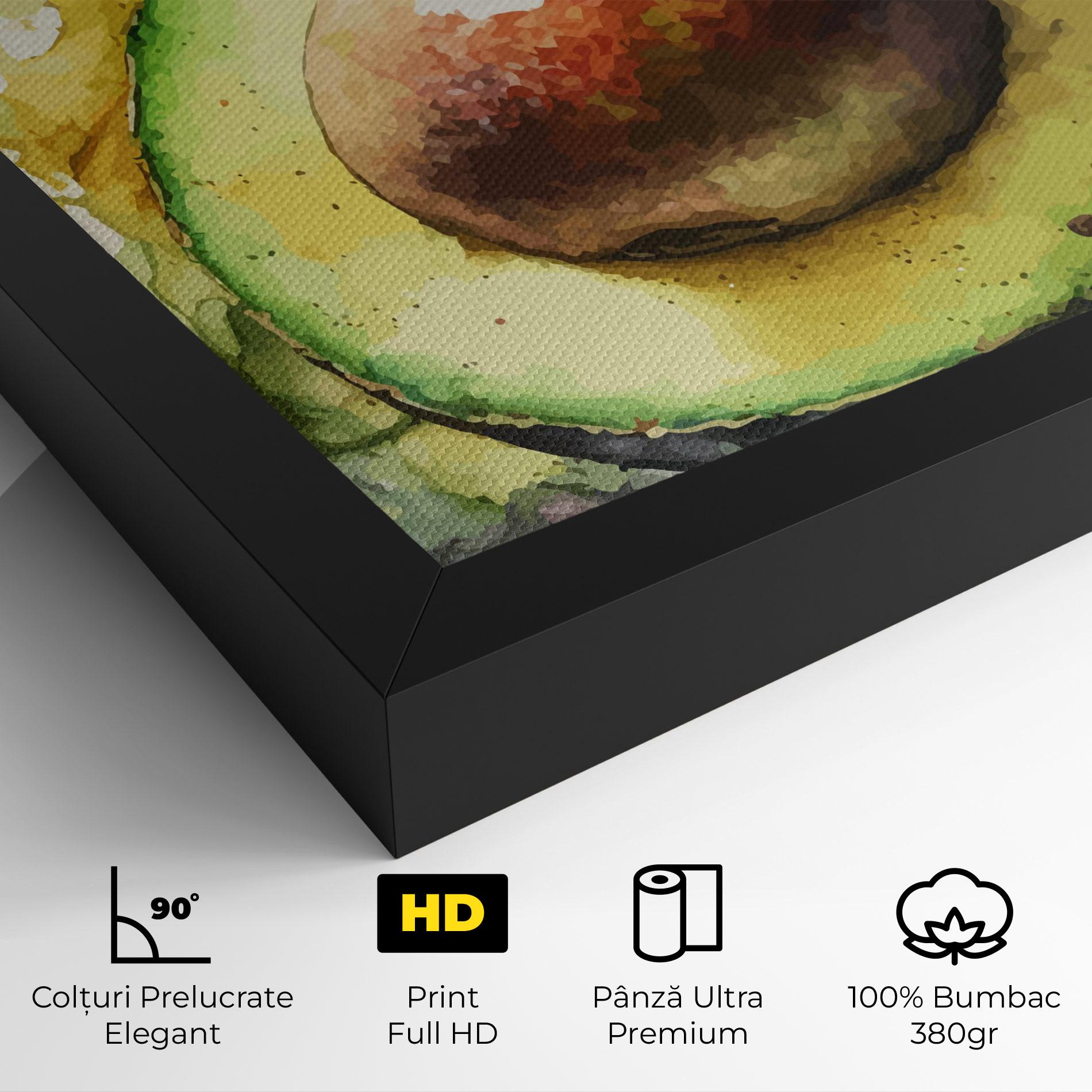 Tablou Canvas Green Avocado Art mockup 4