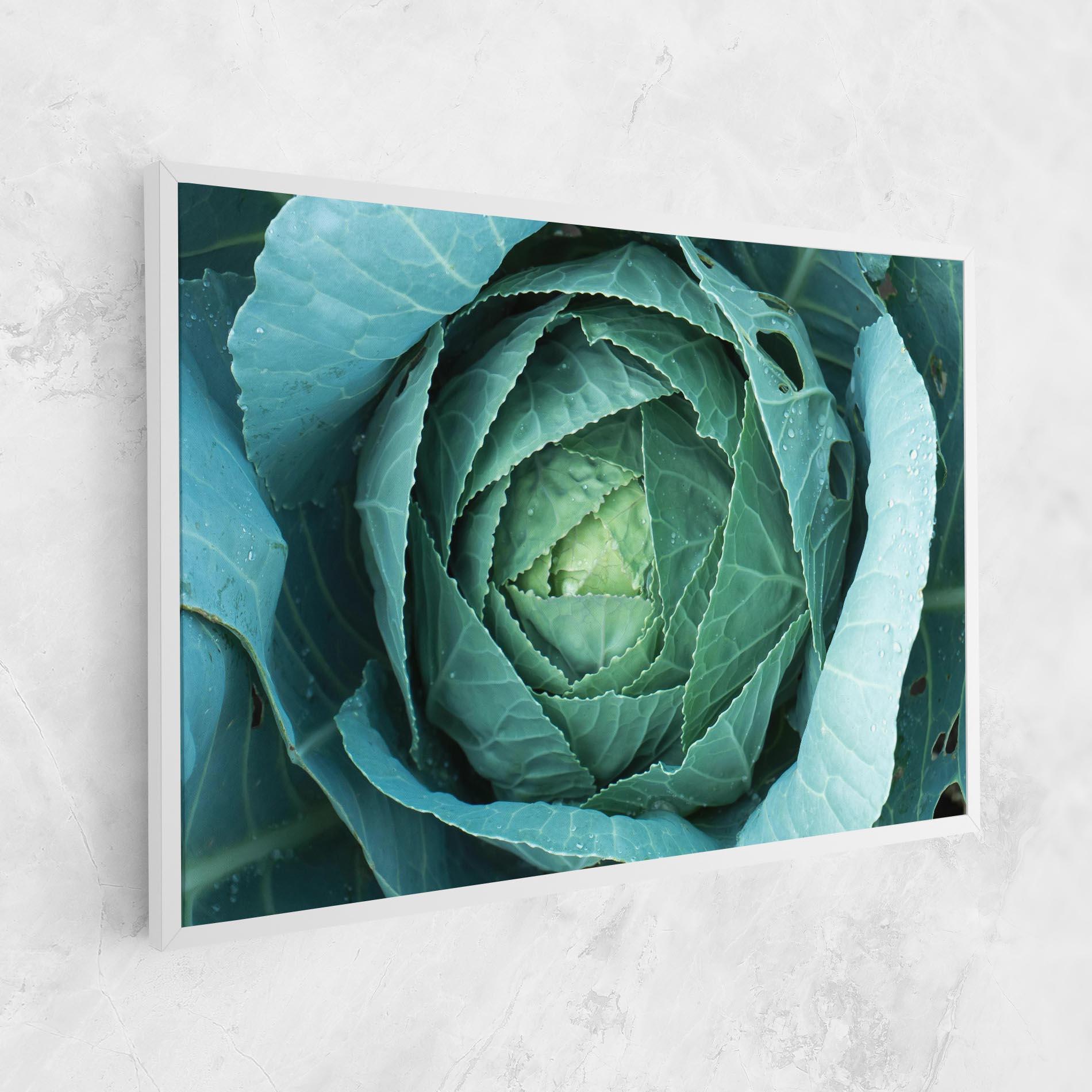 Tablou Canvas Blue Lettuce mockup 1