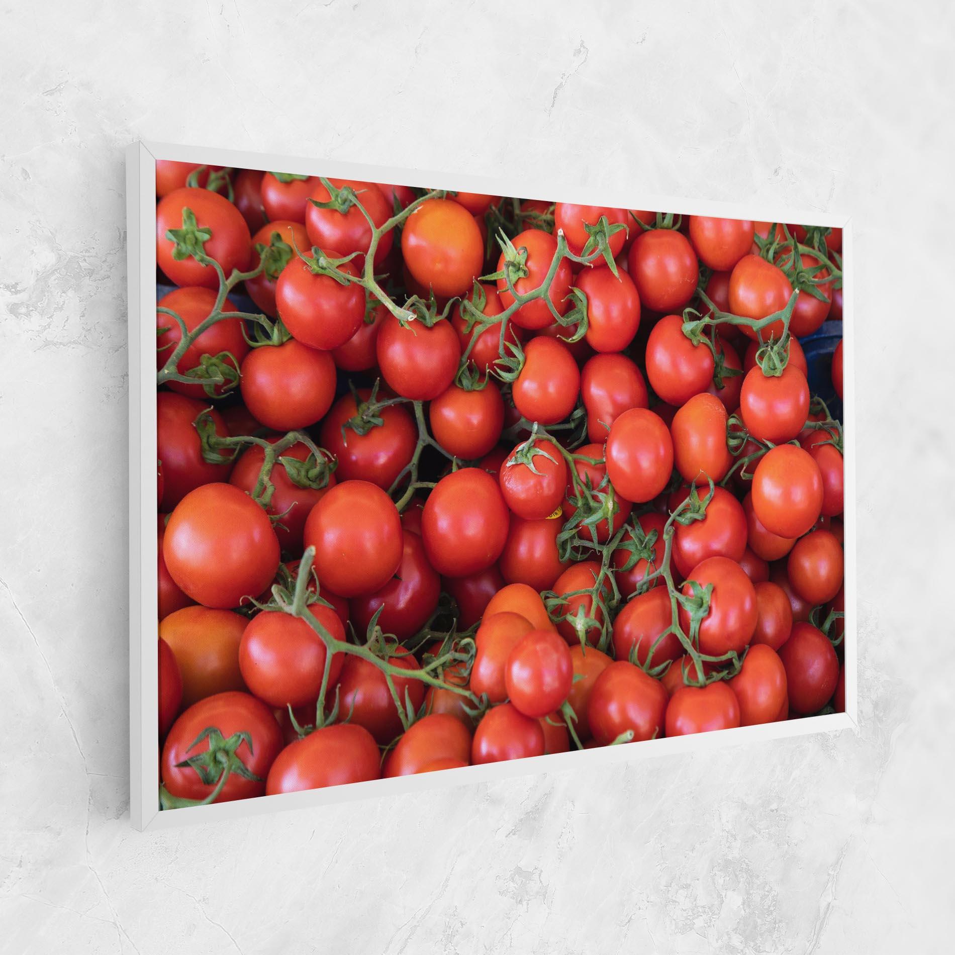 Tablou Canvas Tomato Red Wall mockup 1