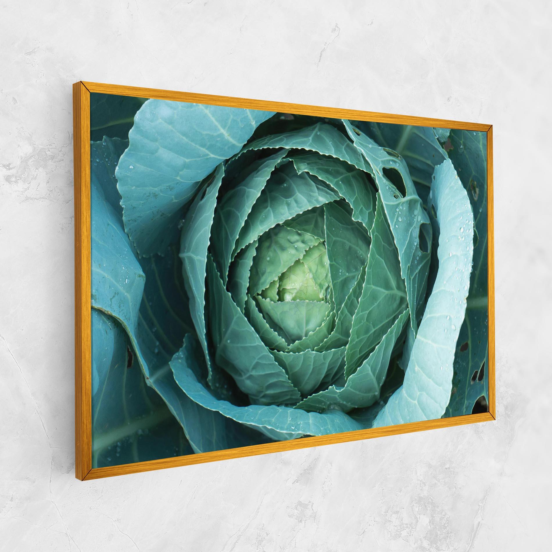 Tablou Canvas Blue Lettuce mockup 1