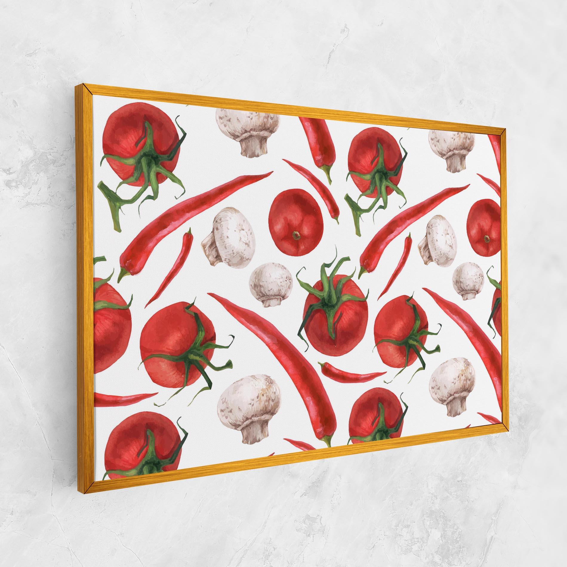 Tablou Canvas Floating Tomato mockup 1