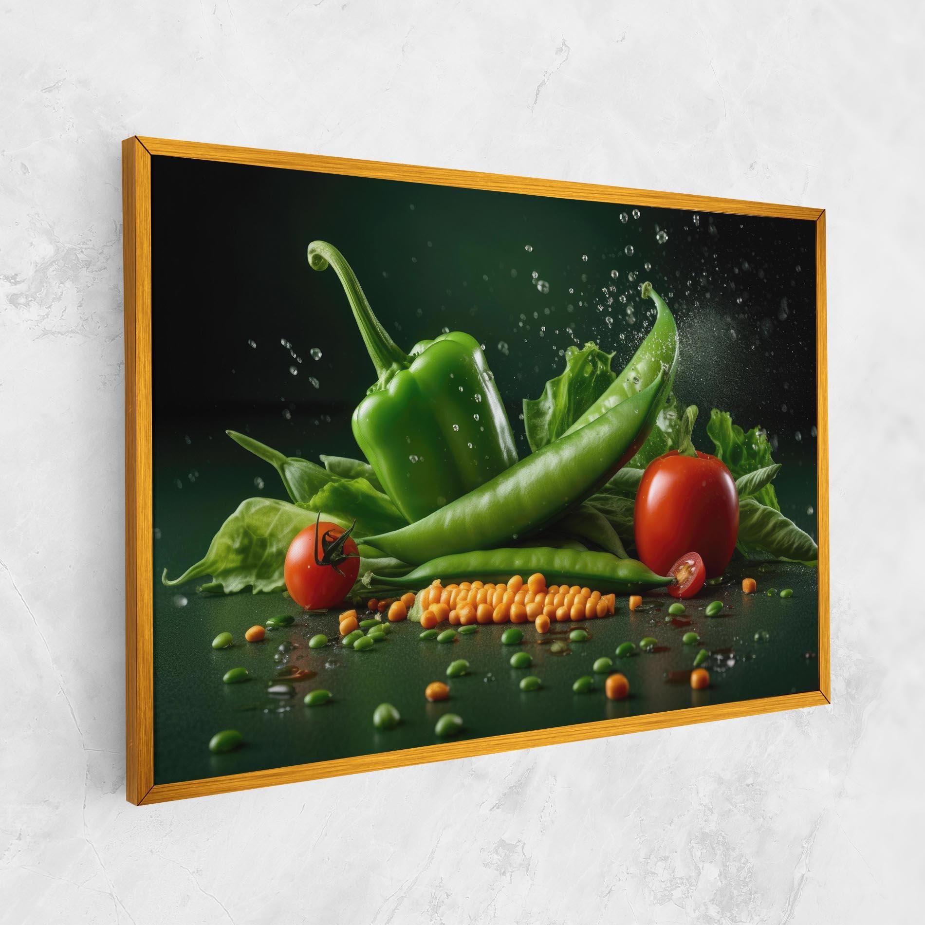 Tablou Canvas Fresh Vegetables mockup 1