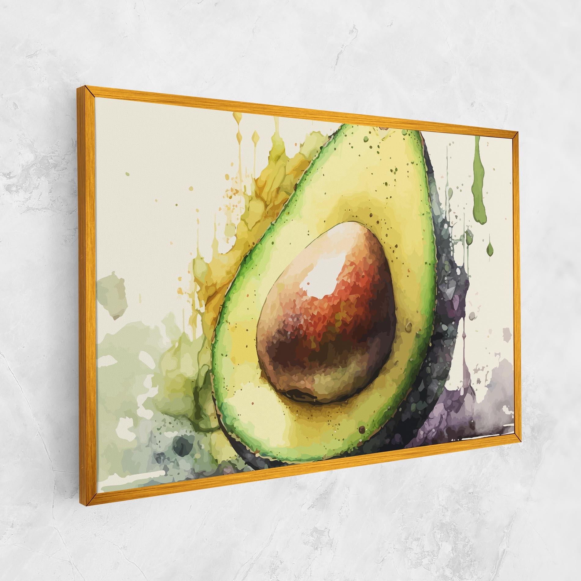 Tablou Canvas Green Avocado Art mockup 1