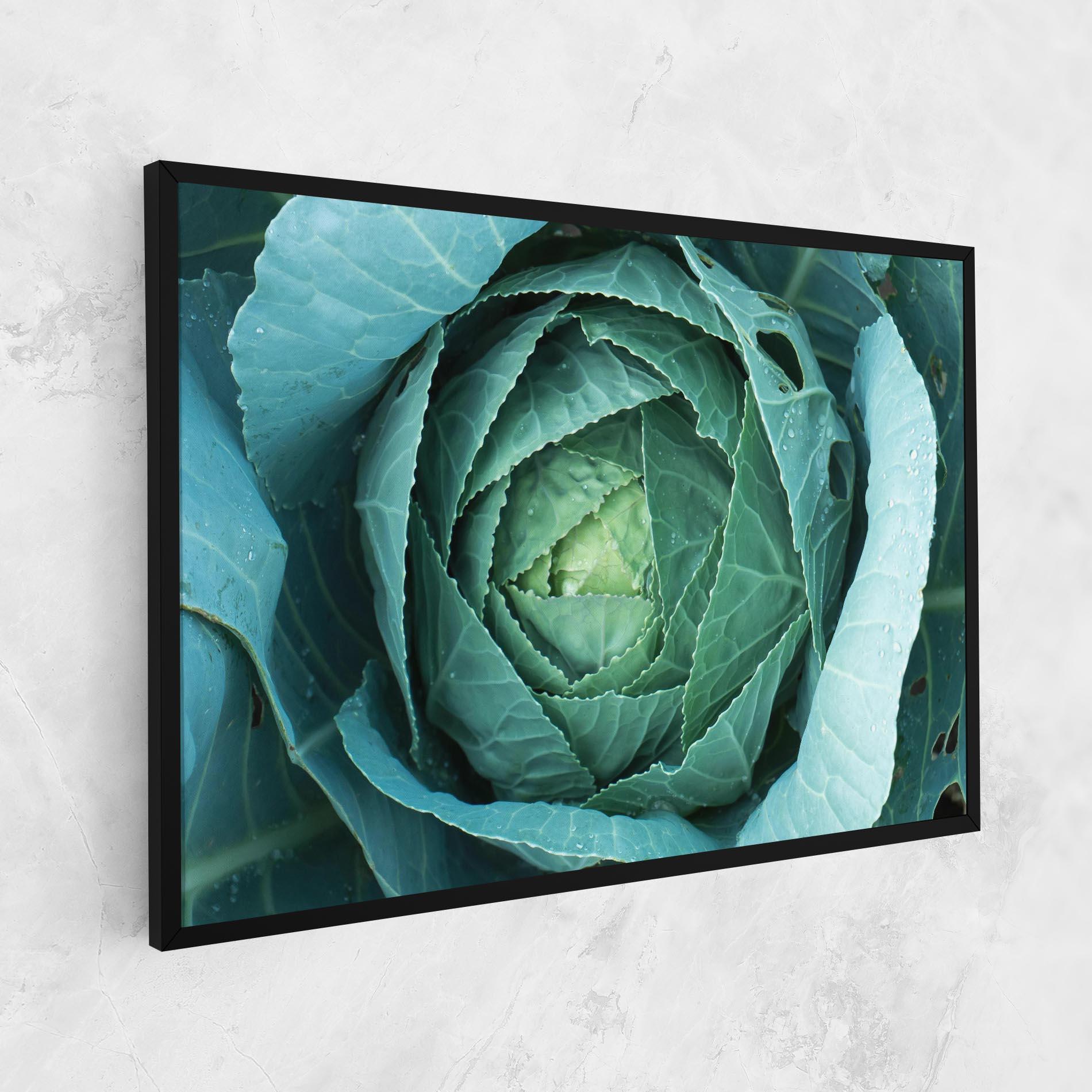 Tablou Canvas Blue Lettuce mockup 1