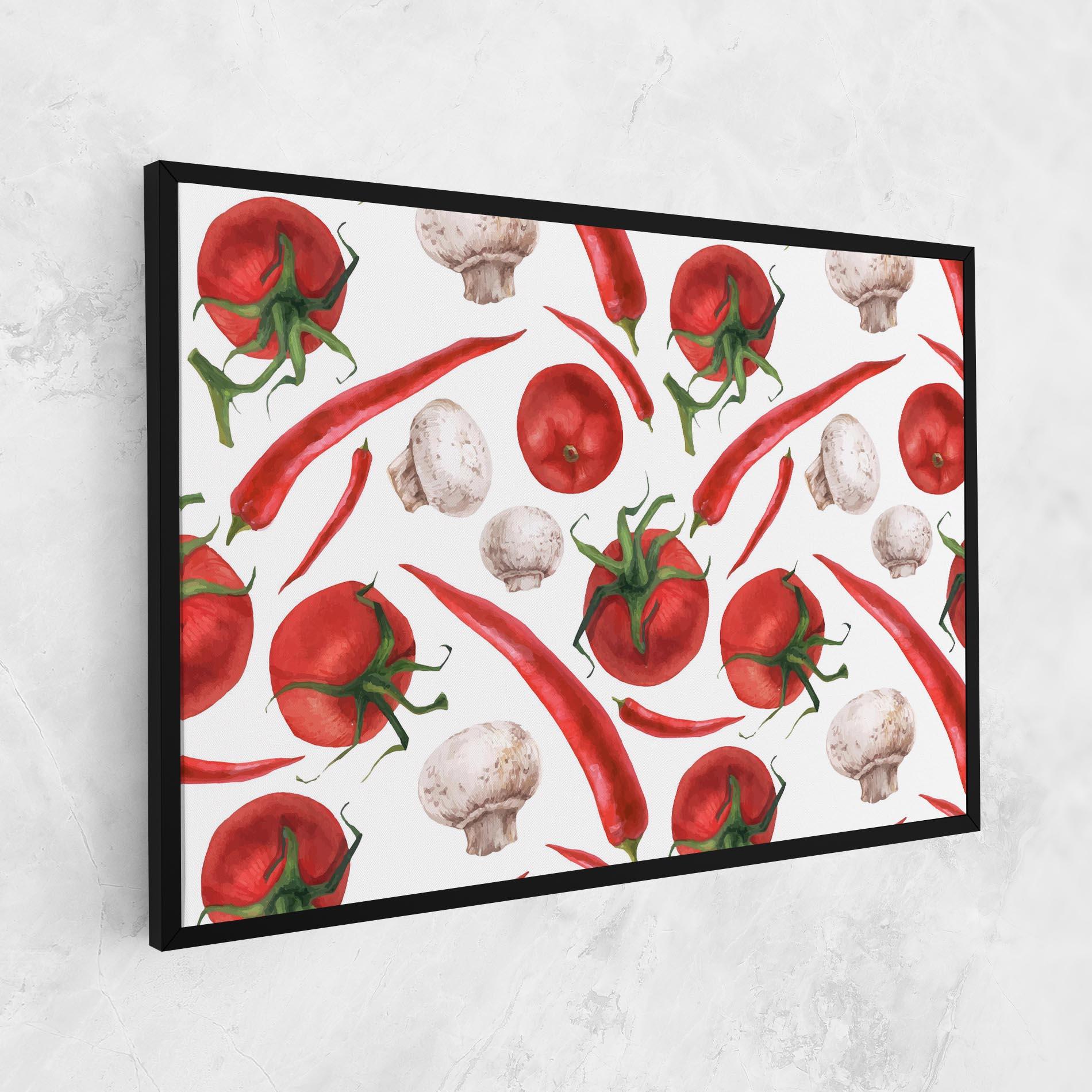 Tablou Canvas Floating Tomato mockup 1