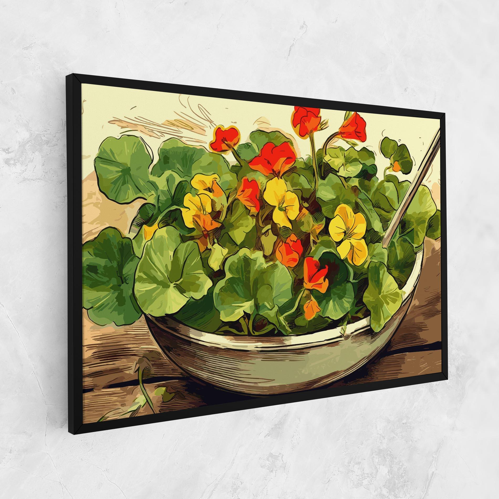 Tablou Canvas Flower Food mockup 1