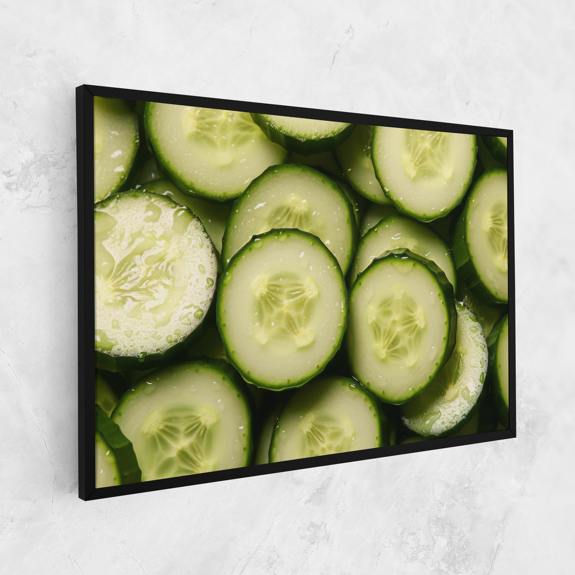 Tablou Canvas Fresh Cucumber mockup 1