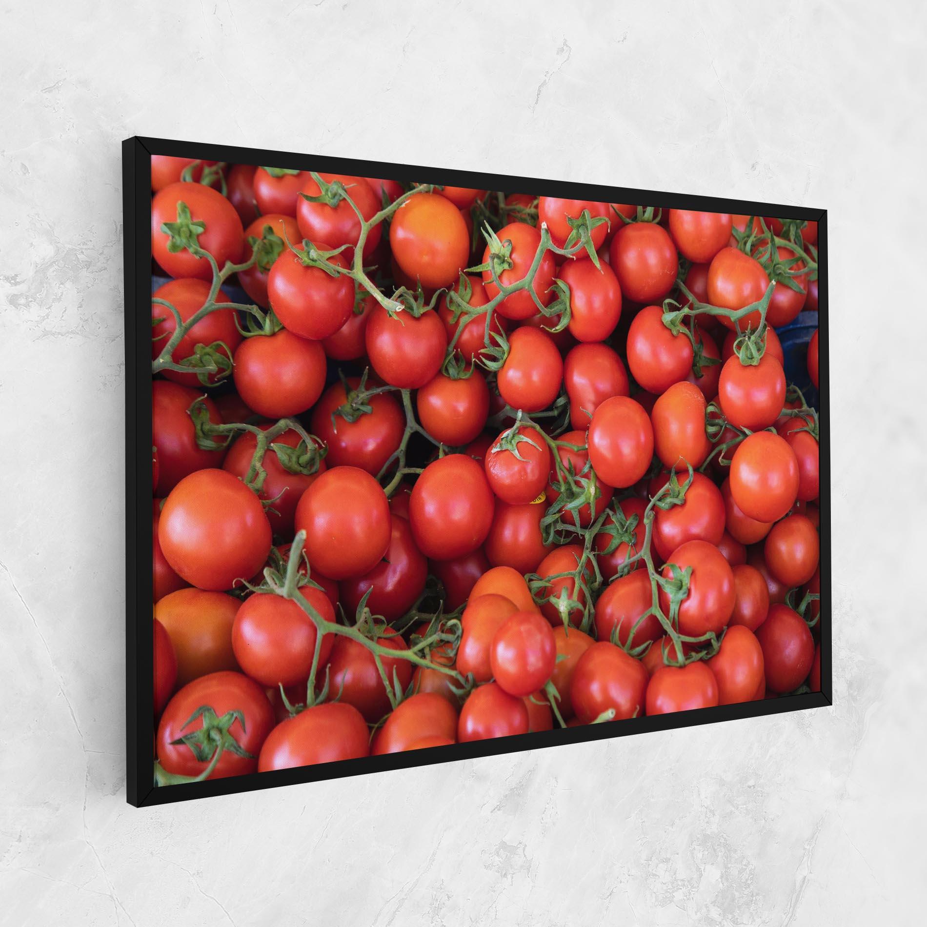 Tablou Canvas Tomato Red Wall mockup 1