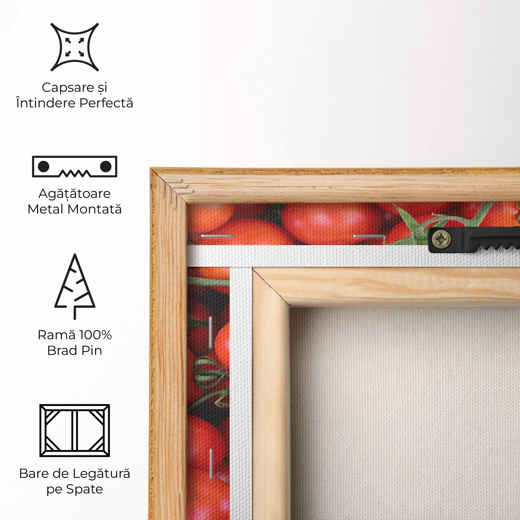 Tablou Canvas Tomato Red Wall mockup 5