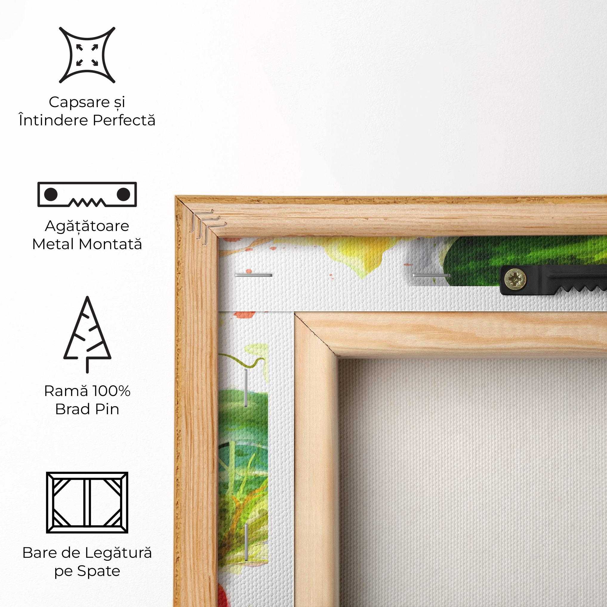 Tablou Canvas Watercolor Vegetables mockup 5