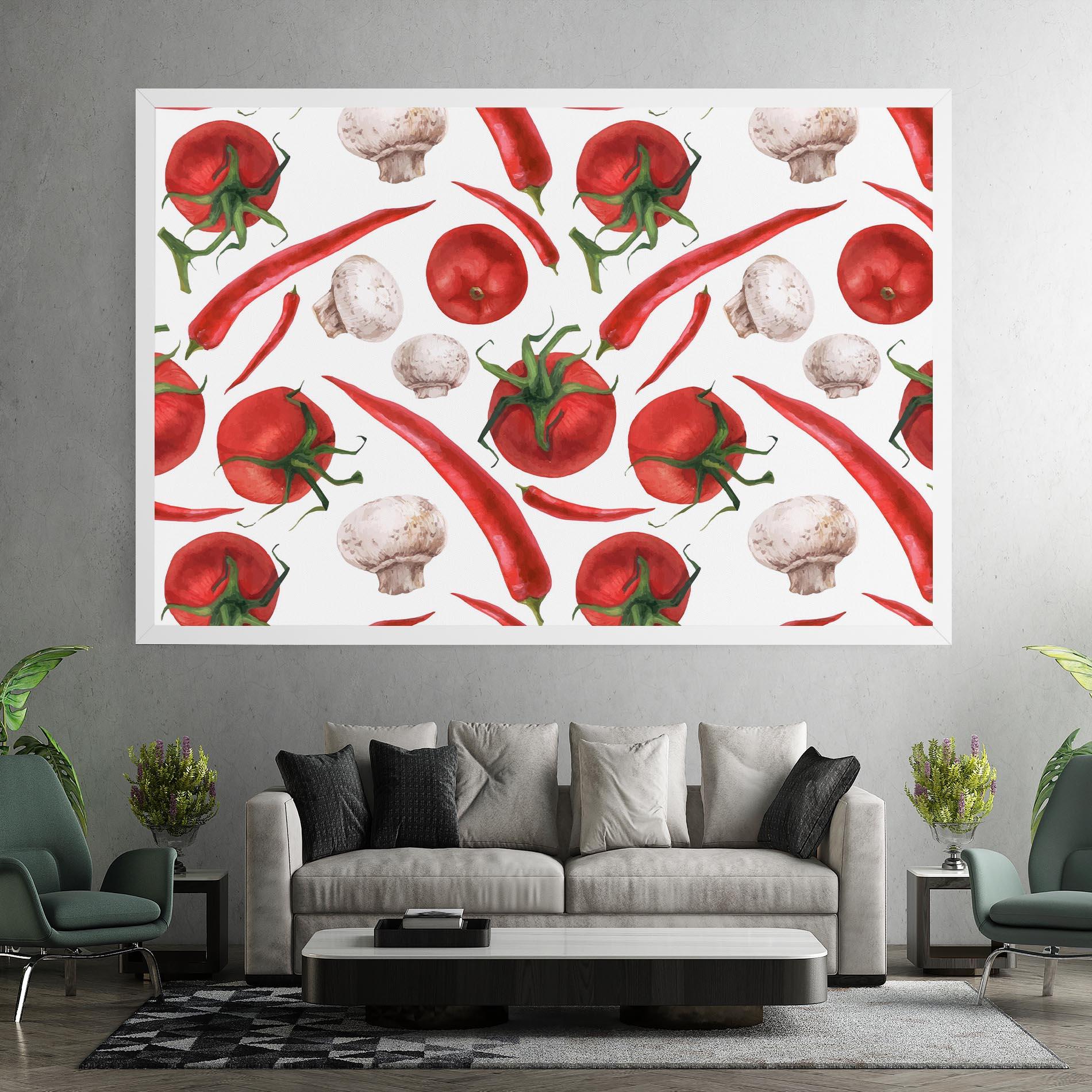 Tablou Canvas Floating Tomato mockup 7