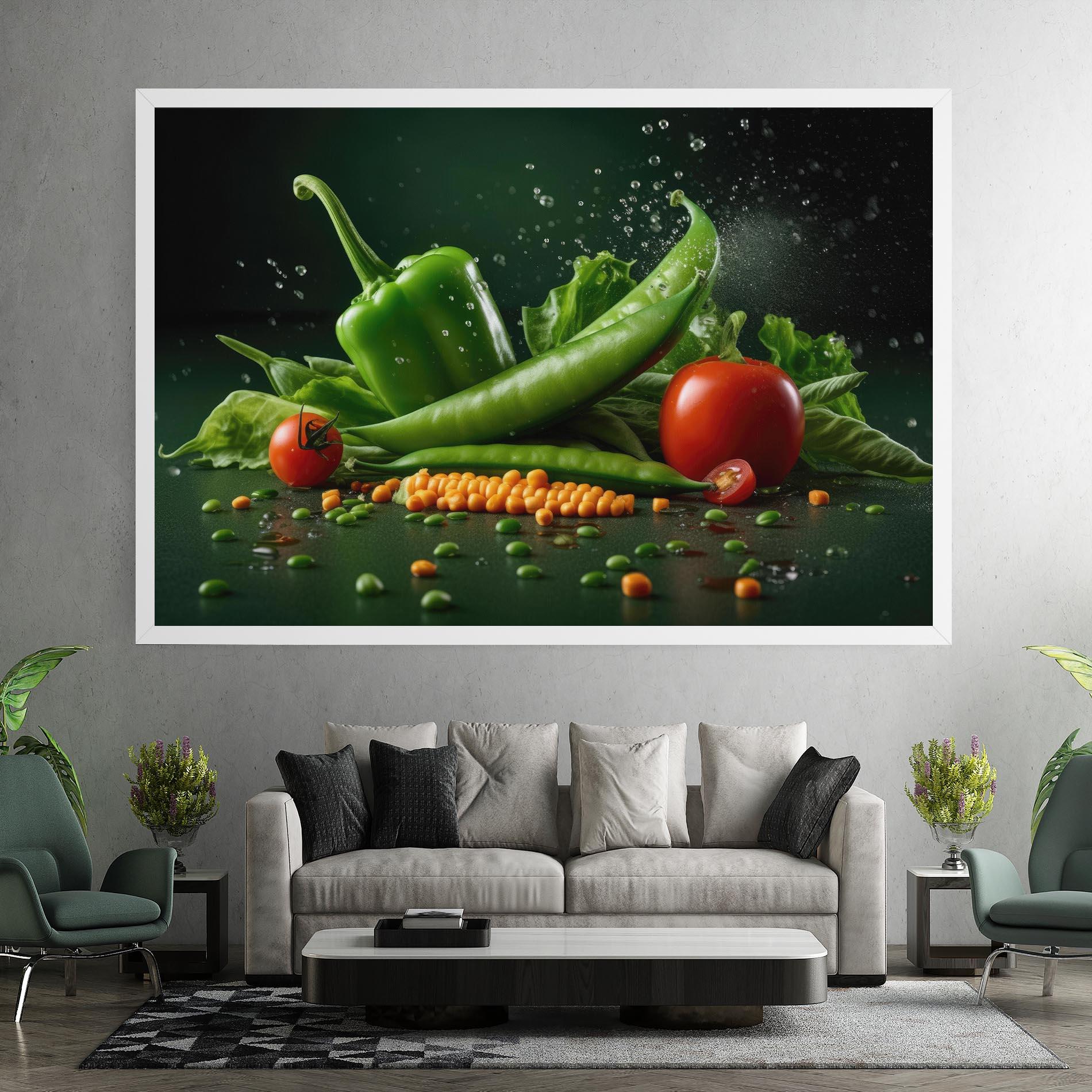 Tablou Canvas Fresh Vegetables mockup 7