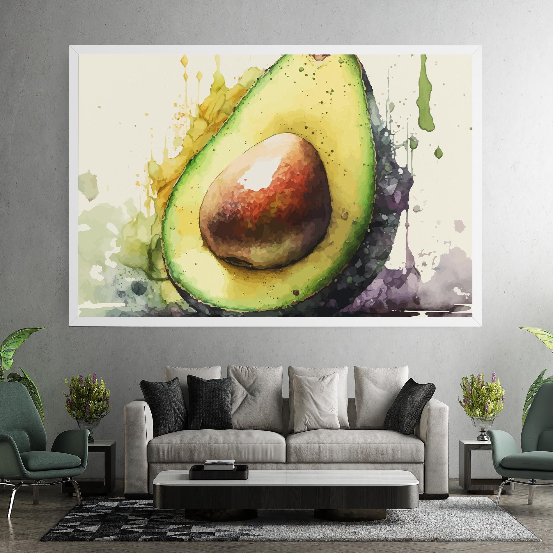 Tablou Canvas Green Avocado Art mockup 7
