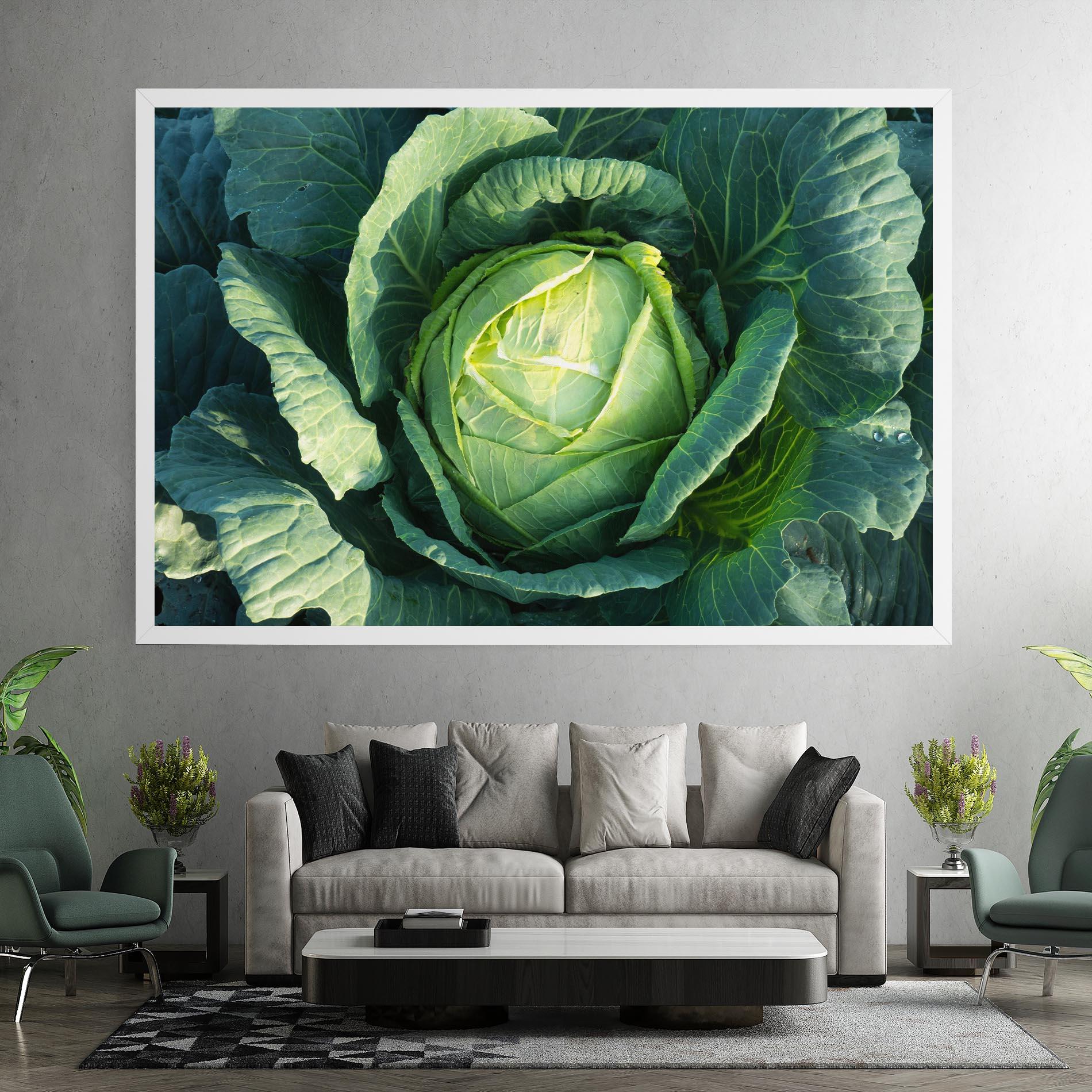 Tablou Canvas Green Lettuce mockup 7