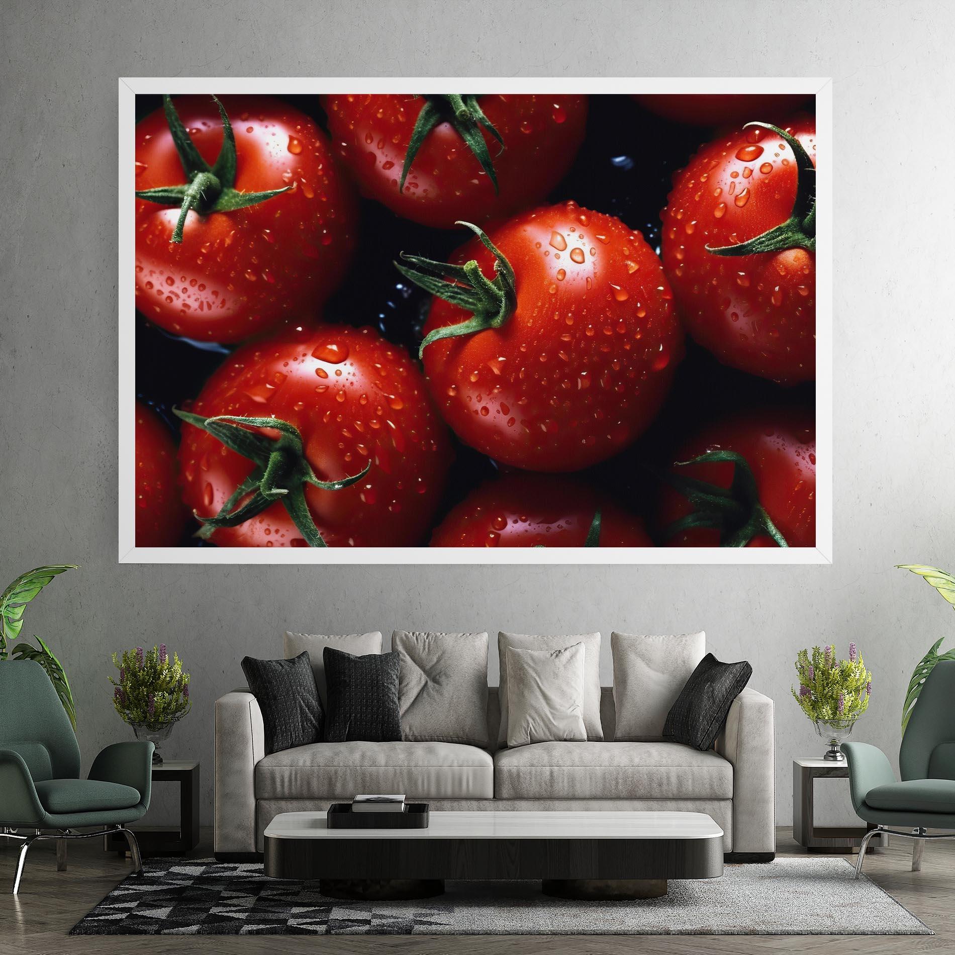 Tablou Canvas Red Wet Tomato mockup 7