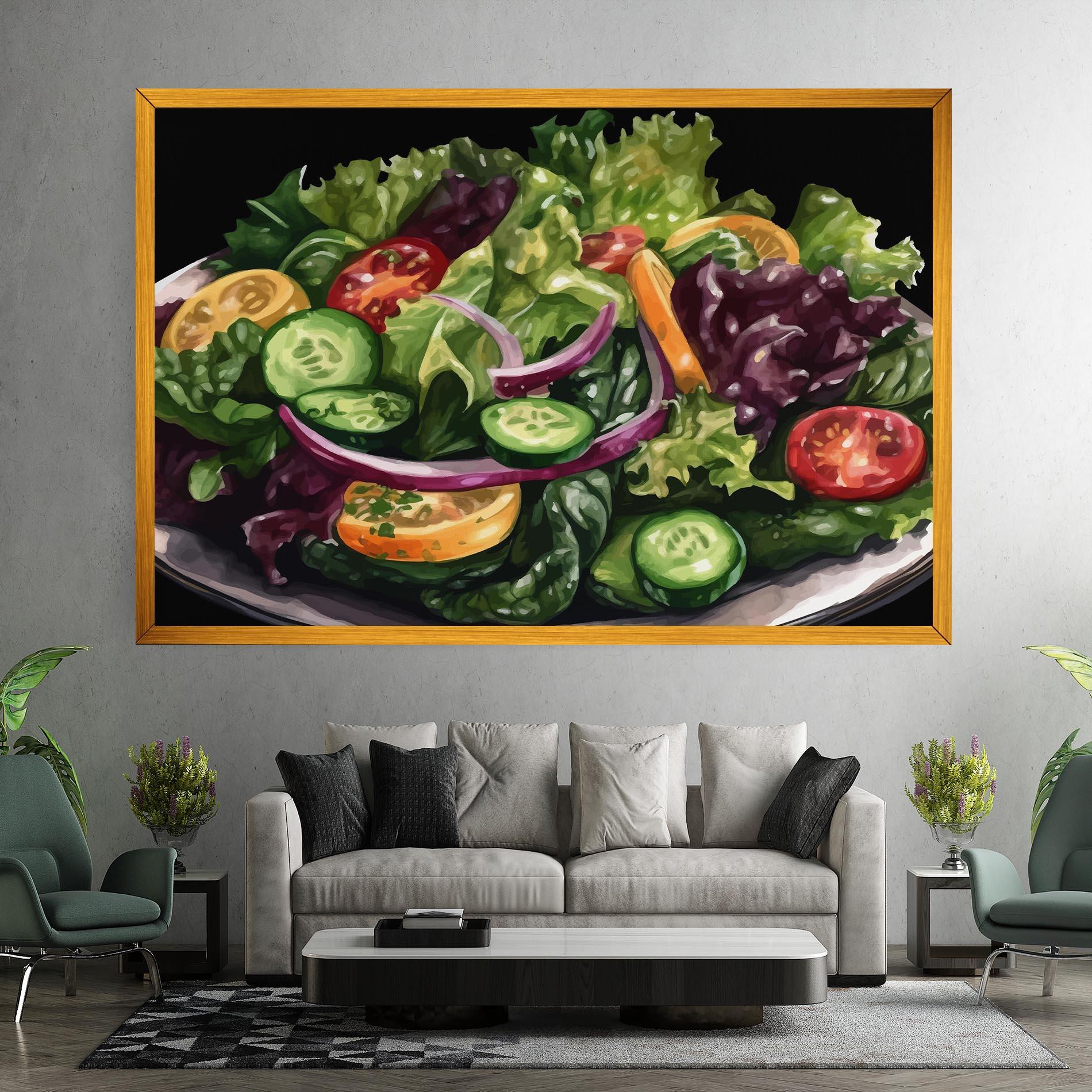 Tablou Canvas Cucumber Salad mockup 7