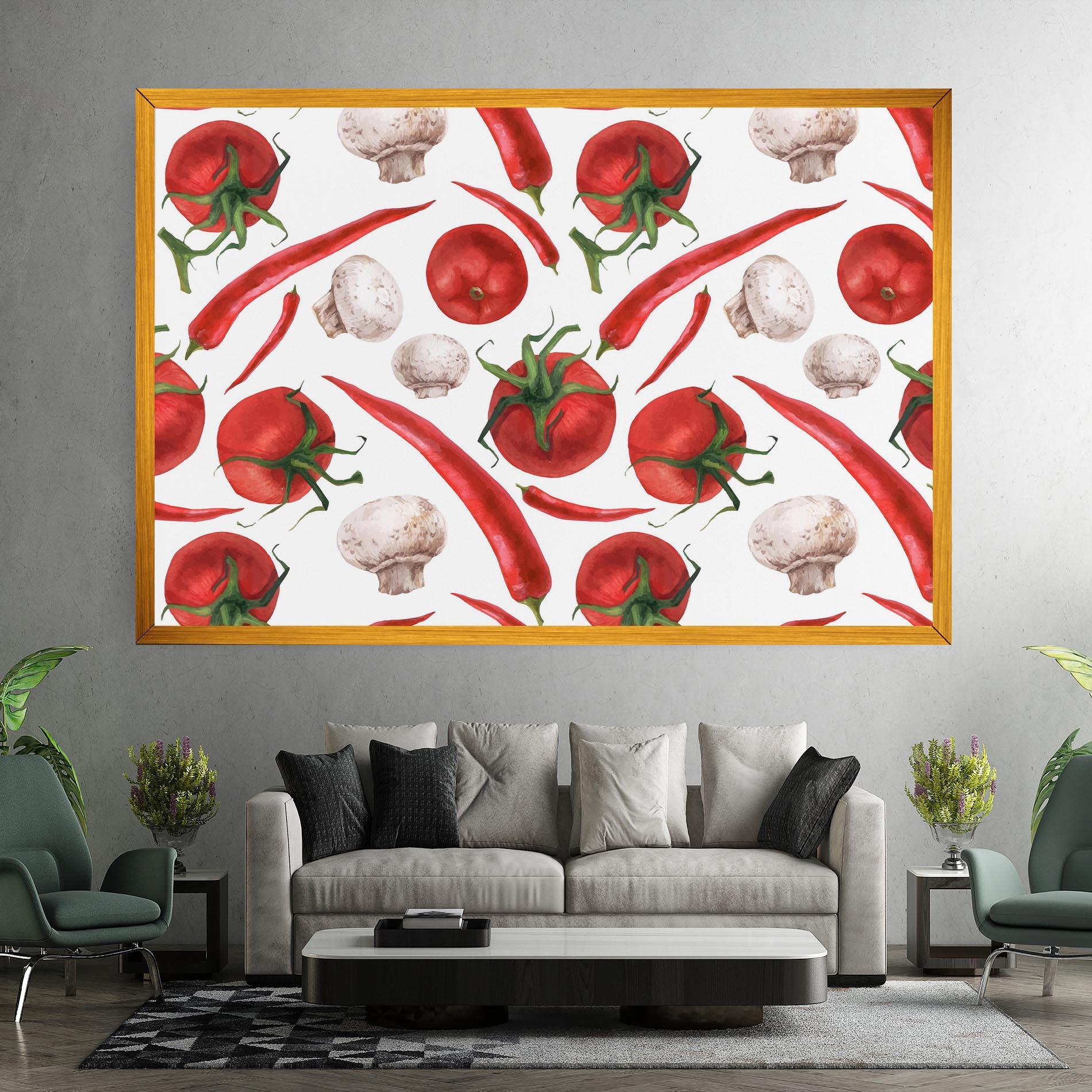 Tablou Canvas Floating Tomato mockup 7